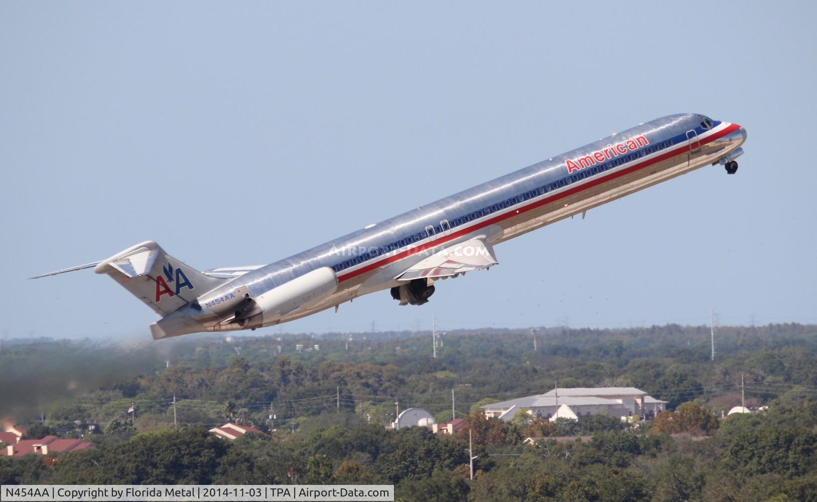 N454AA, 1987 McDonnell Douglas MD-82 (DC-9-82) C/N 49559, American