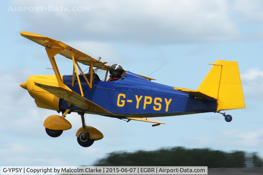 G-YPSY, 1988 Andreasson BA-4B C/N PFA 038-10352, Andreasson BA-4B at The Real Aeroplane Company's Radial Engine Aircraft Fly-In, Breighton Airfield, June 7th 2015.