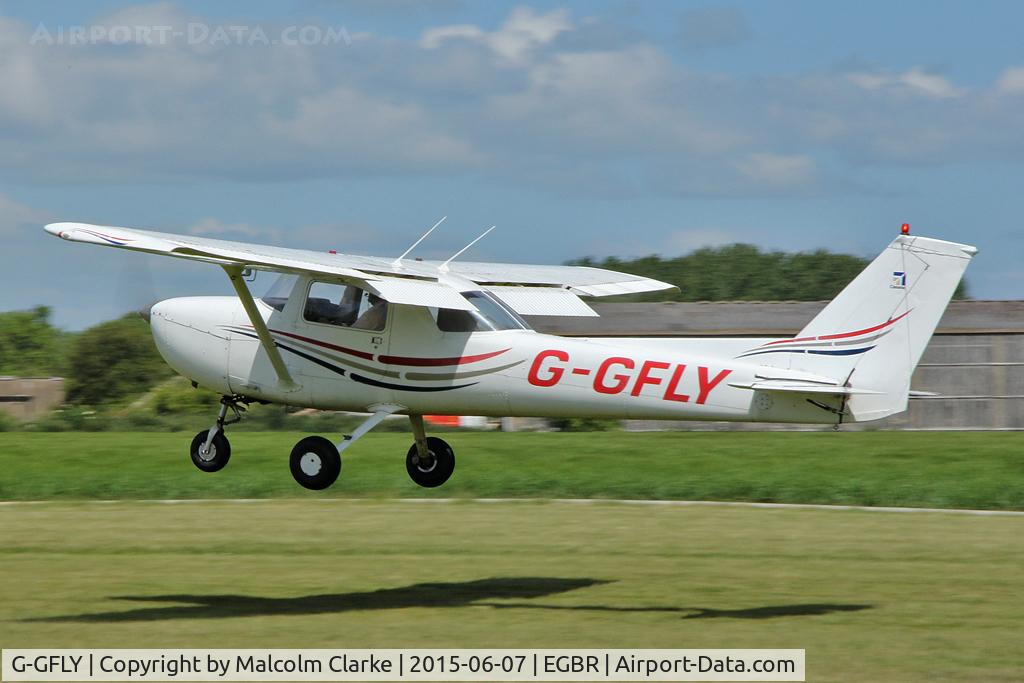 G-GFLY, 1972 Reims F150L C/N 0822, Reims F150L at The Real Aeroplane Club's Radial Engine Aircraft Fly-In, Breighton Airfield, June 7th 2015.