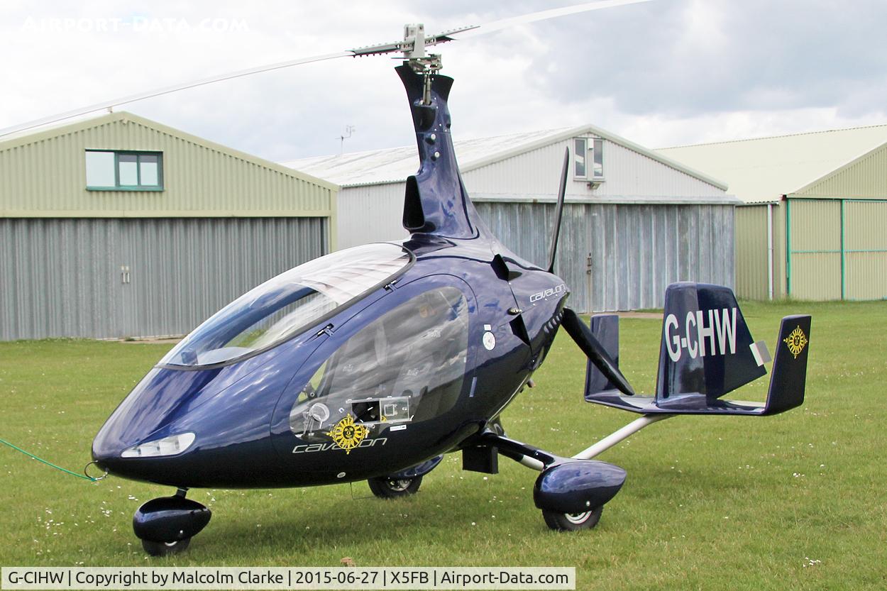 G-CIHW, 2014 Rotorsport UK Cavalon C/N RSUK/CVLN/010, Rotorsport UK Cavalon. A visitor to Fishburn Airfield, June 27th 2015.