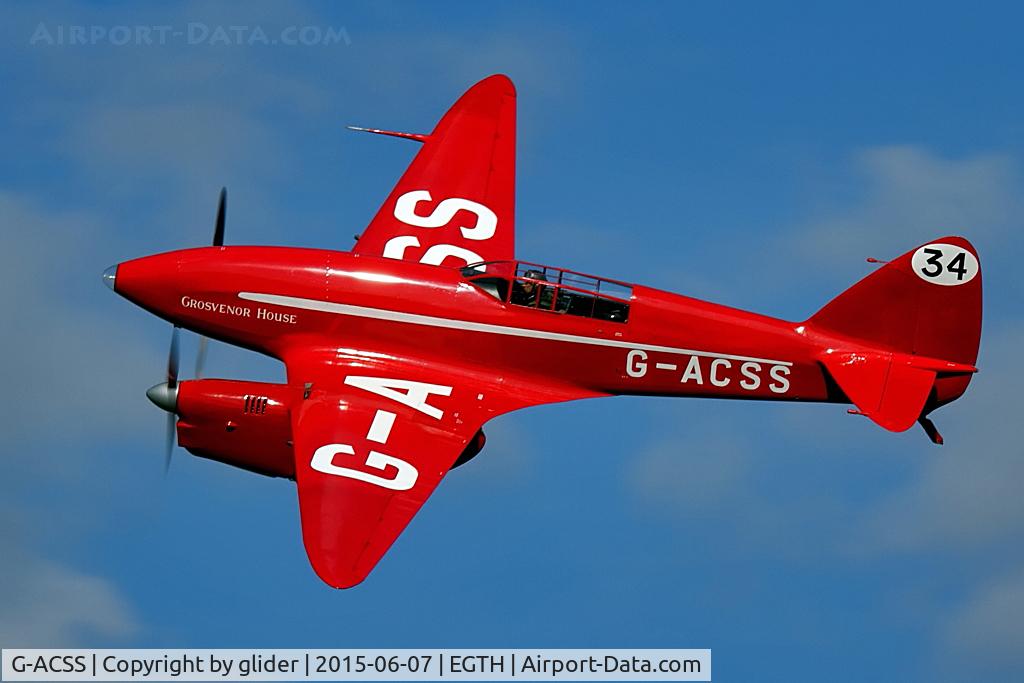 G-ACSS, 1934 De Havilland DH-88 Comet C/N 1996, A real piece of history