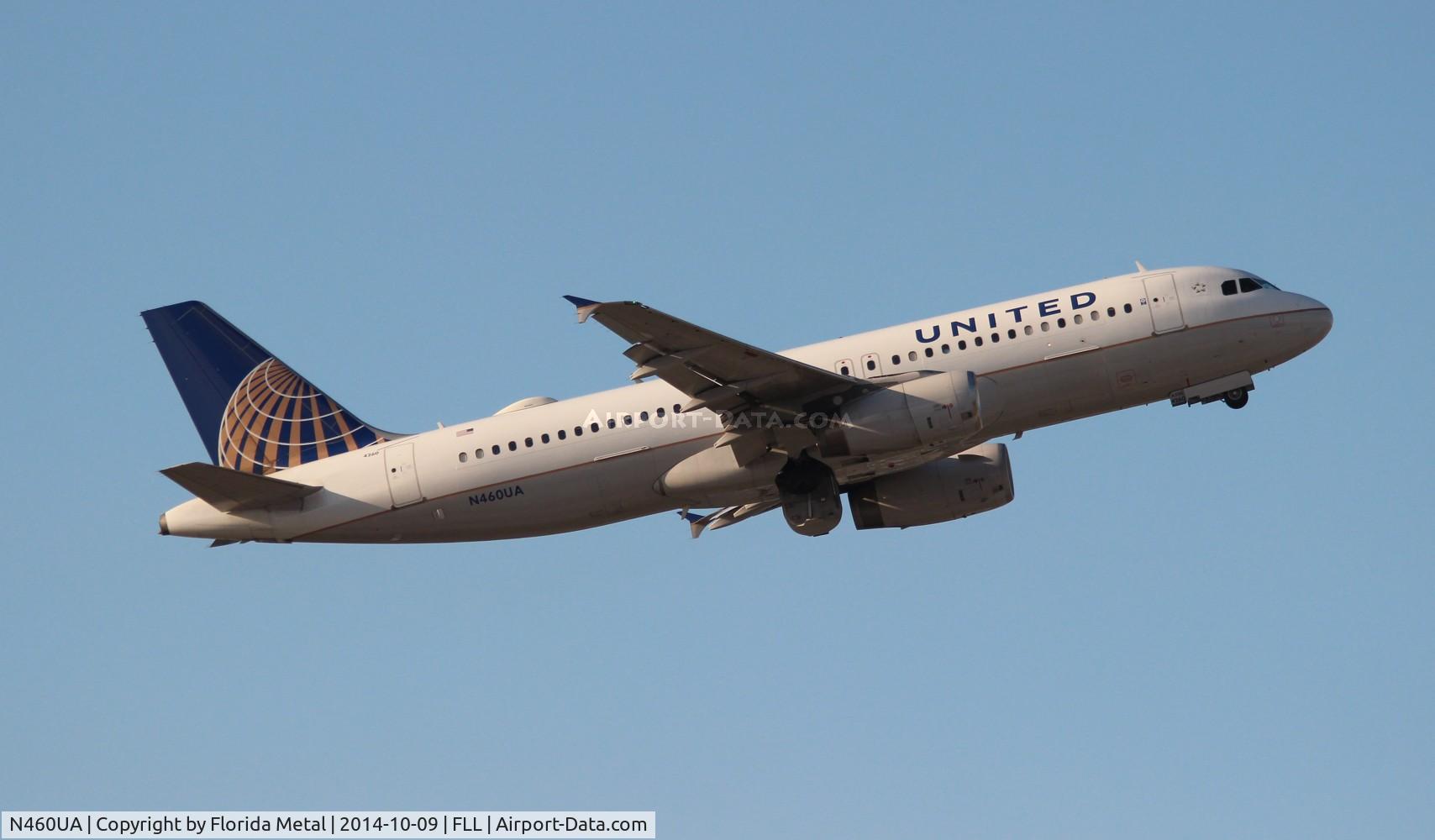 N460UA, 2000 Airbus A320-232 C/N 1248, United A320