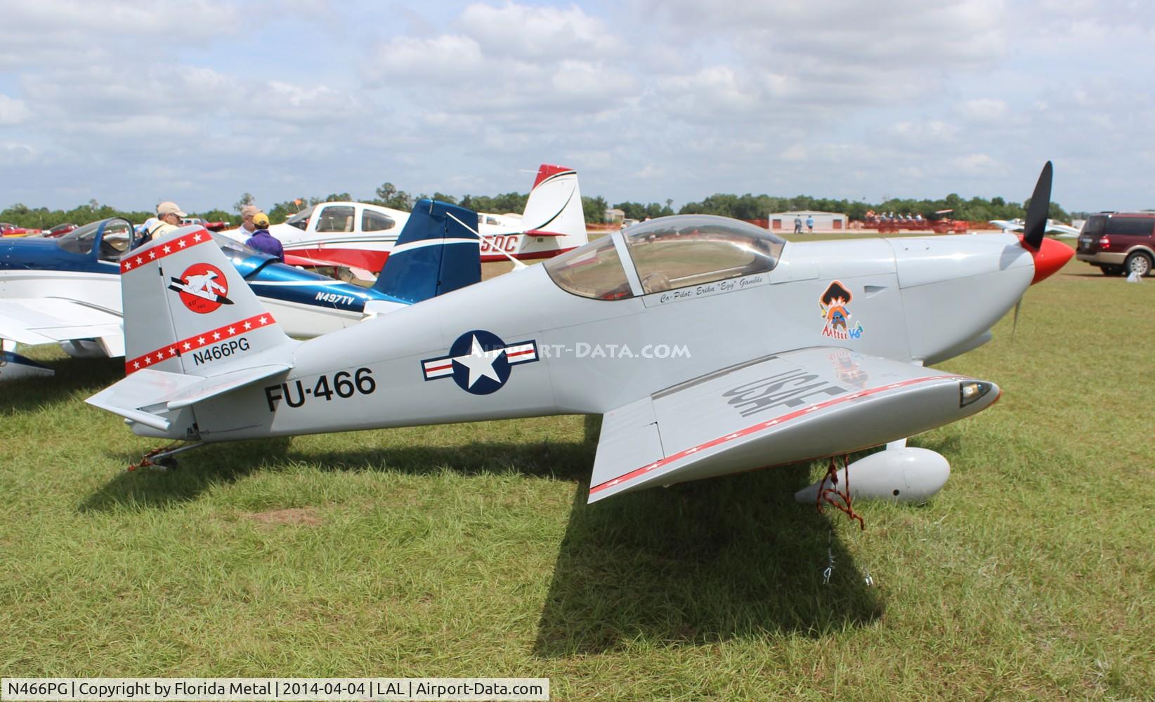 N466PG, 1998 Vans RV-6 C/N 21096, Vans RV-6