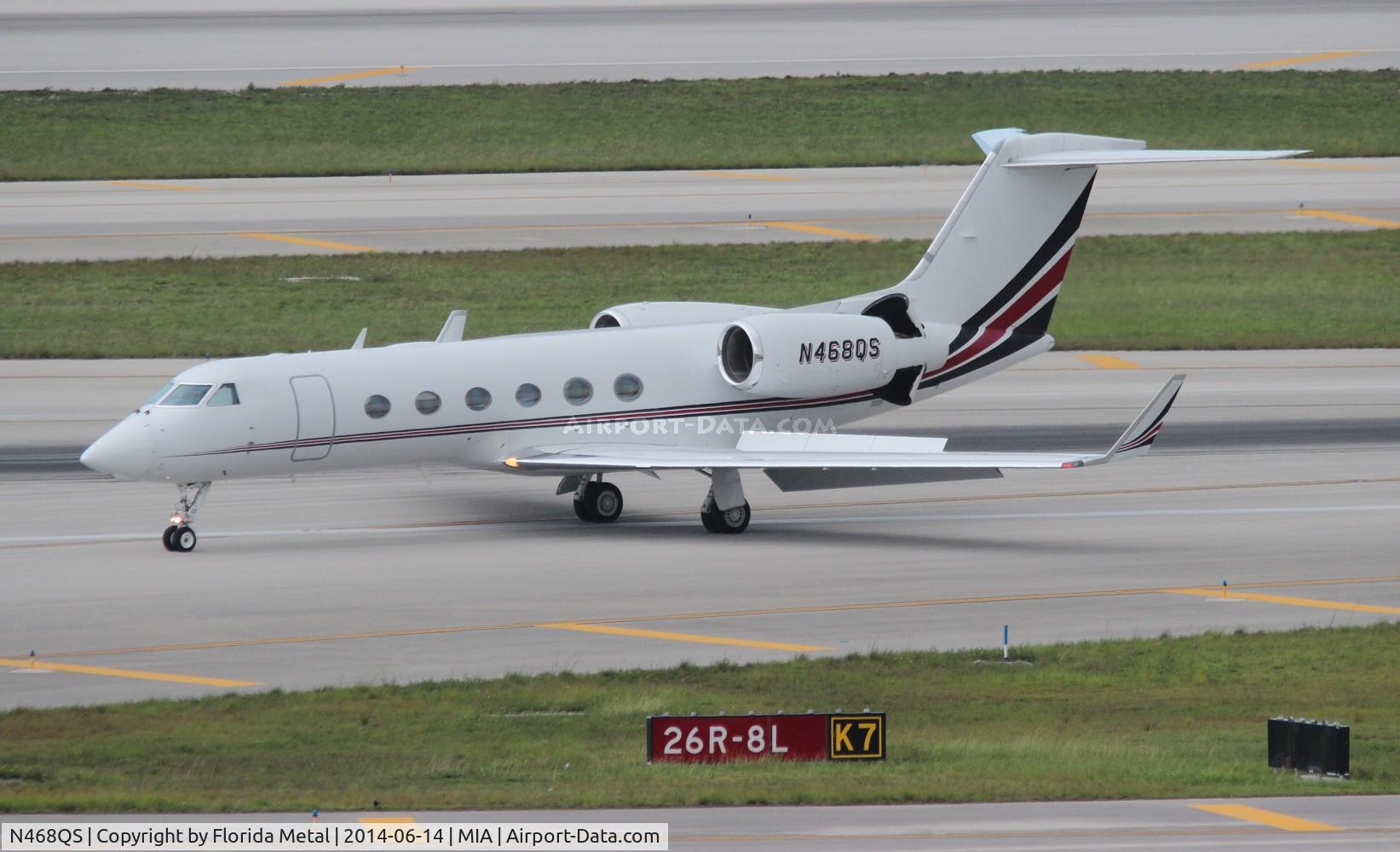 N468QS, 2008 Gulfstream Aerospace GIV-X (G450) C/N 4146, Net Jets