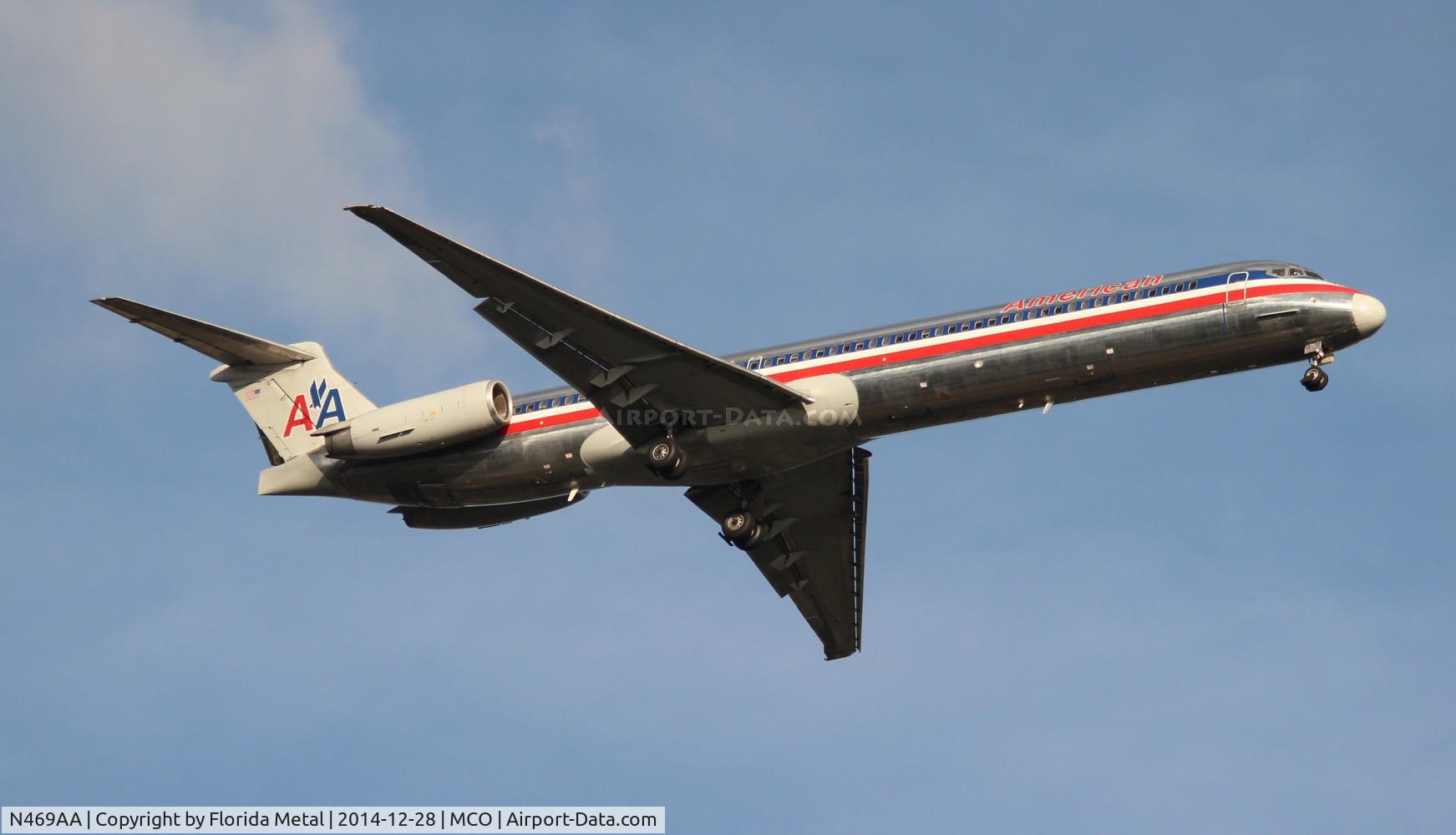 N469AA, 1988 McDonnell Douglas MD-82 (DC-9-82) C/N 49599, American
