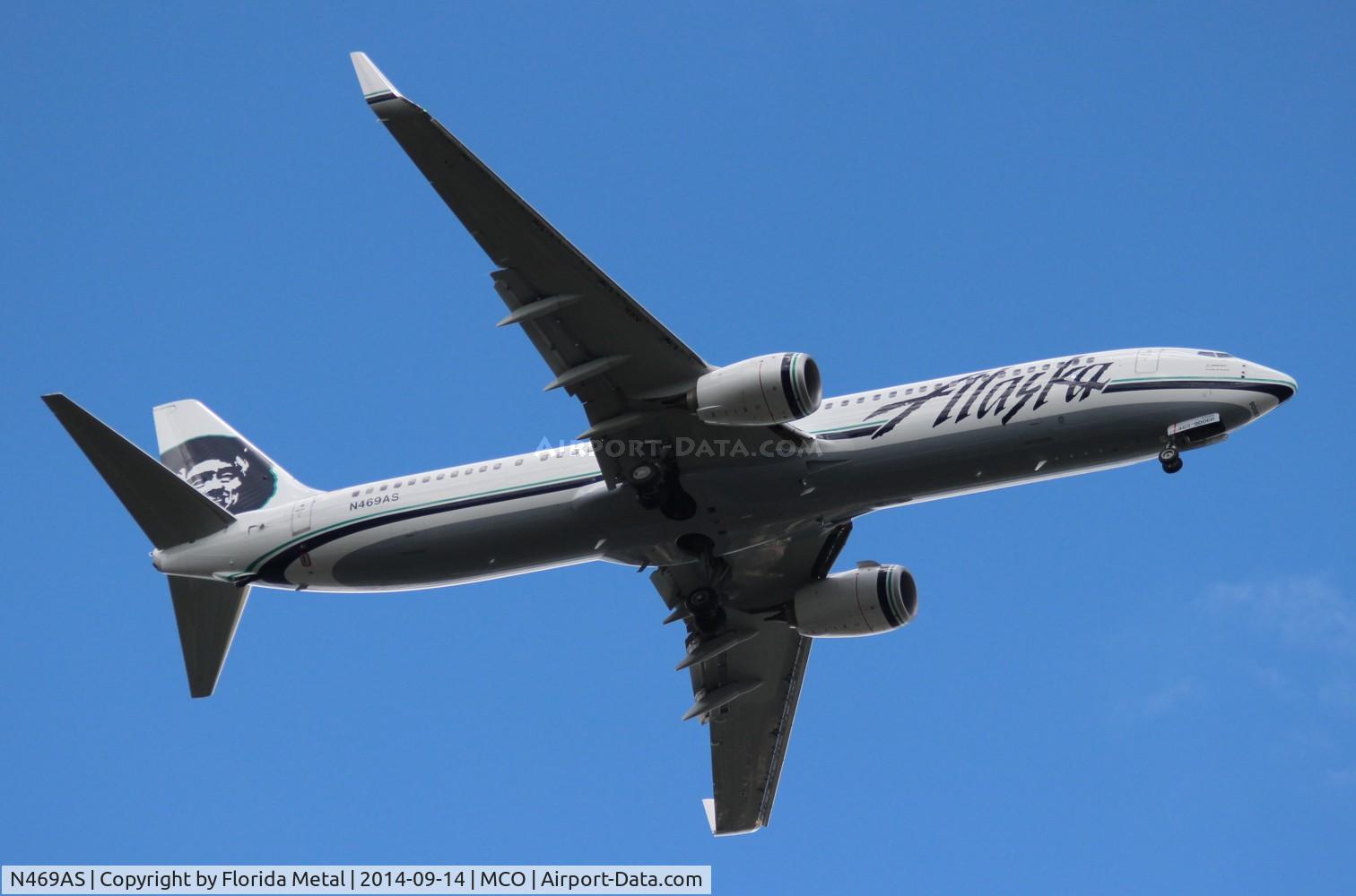N469AS, 2014 Boeing 737-990/ER C/N 41702, Alaska