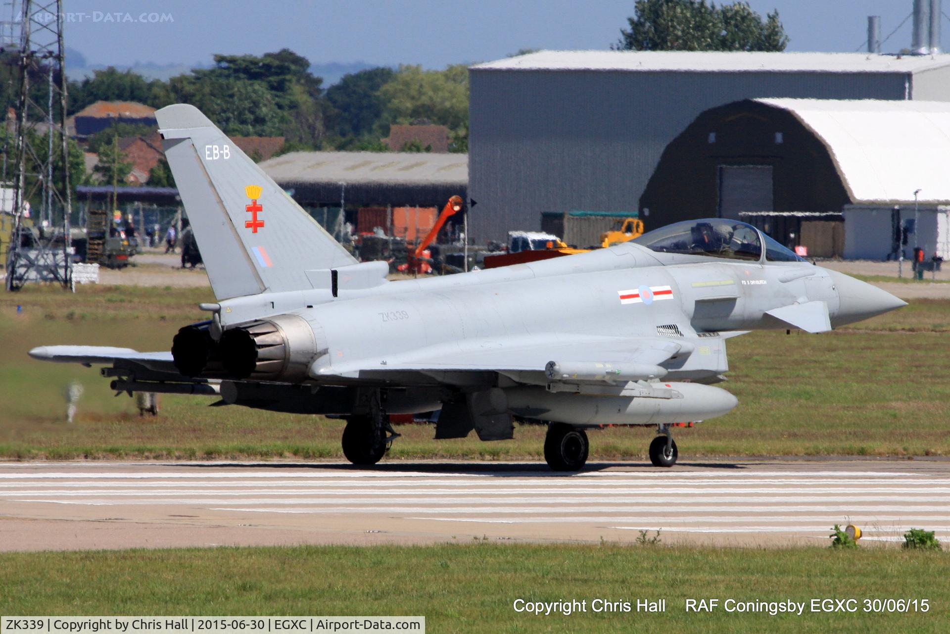 ZK339, 2012 Eurofighter EF-2000 Typhoon FGR4 C/N BS100/366, RAF 41(R) Sqn