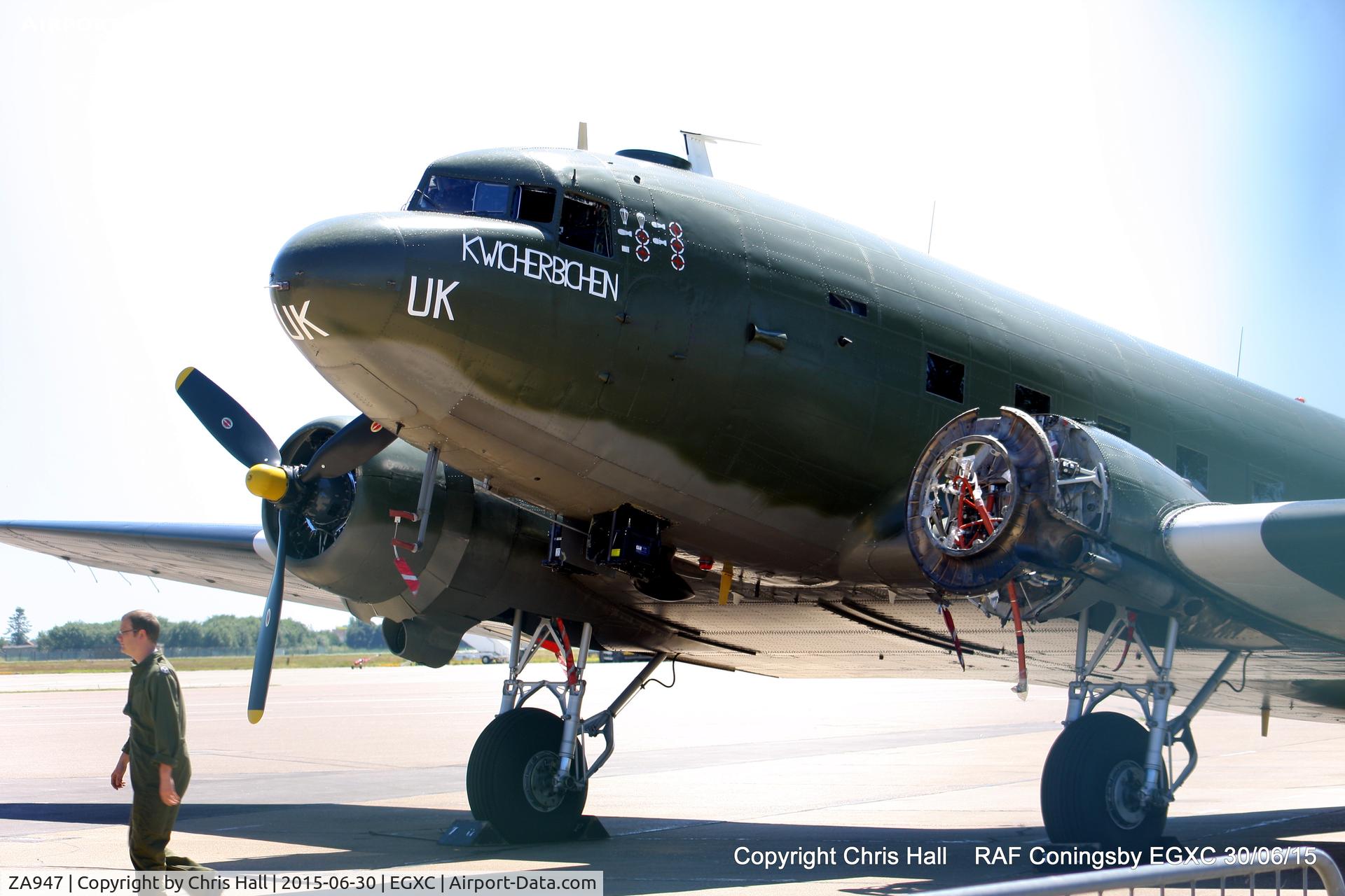 ZA947, 1943 Douglas C-47A-60-DL Dakota III C/N 10200, BBMF Dakota missing one engine