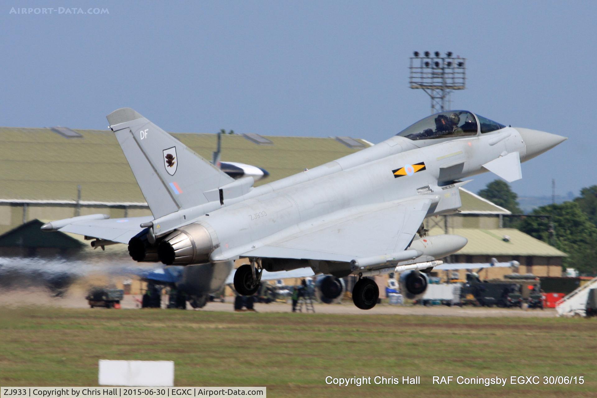 ZJ933, 2006 Eurofighter EF-2000 Typhoon FGR4 C/N 0108/BS024, RAF 11(F) Sqn