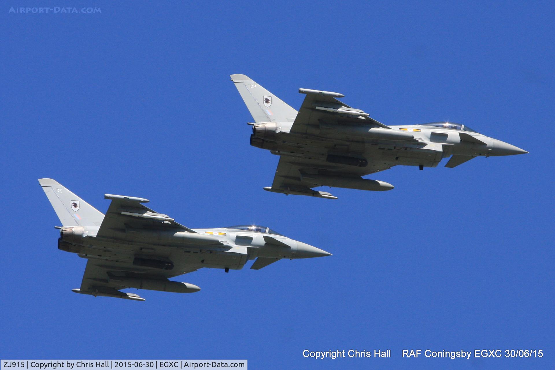 ZJ915, 2005 Eurofighter EF-2000 Typhoon FGR4 C/N 0053/BS006, RAF 11 Sqn now coded DP