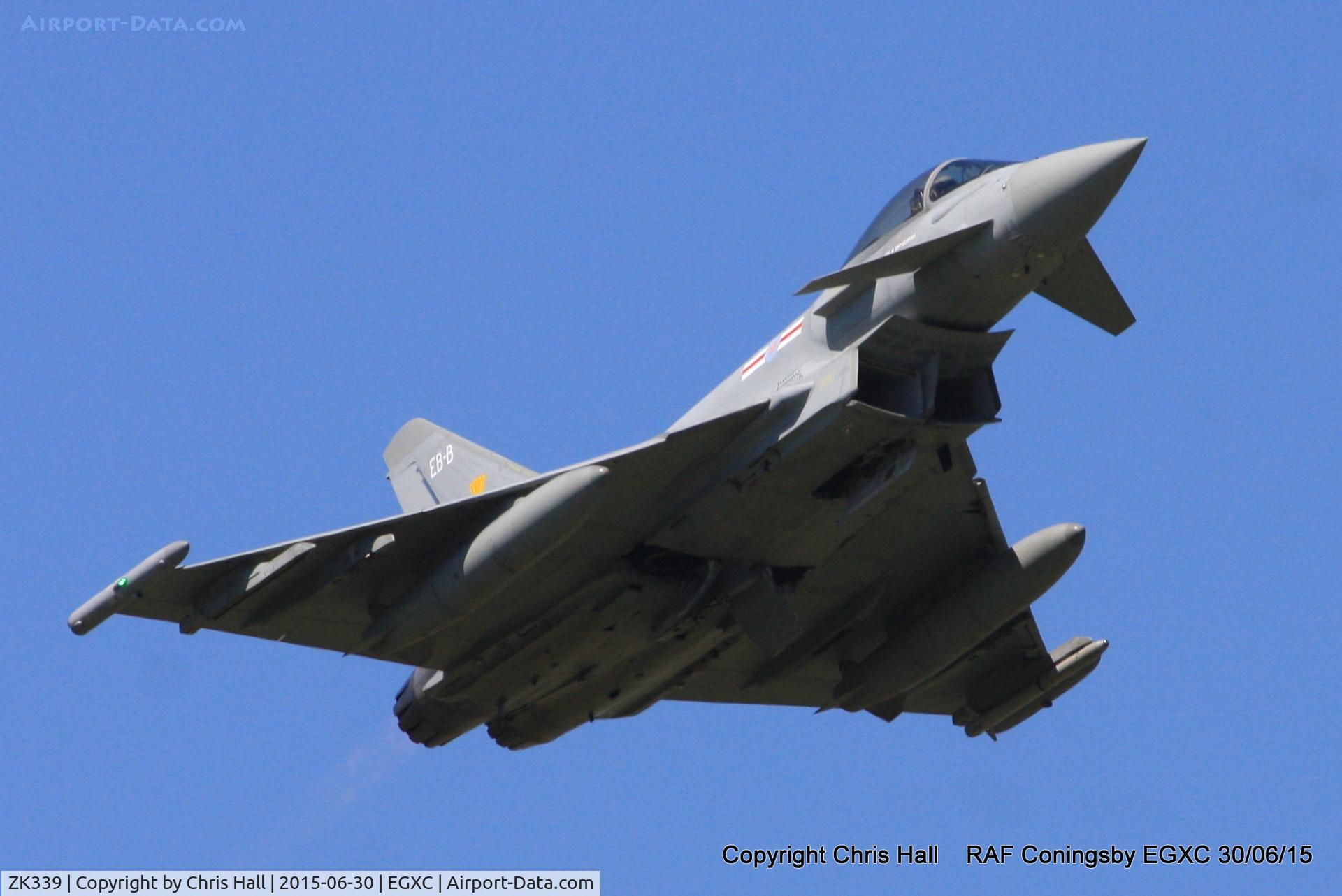 ZK339, 2012 Eurofighter EF-2000 Typhoon FGR4 C/N BS100/366, RAF 41(R) Sqn