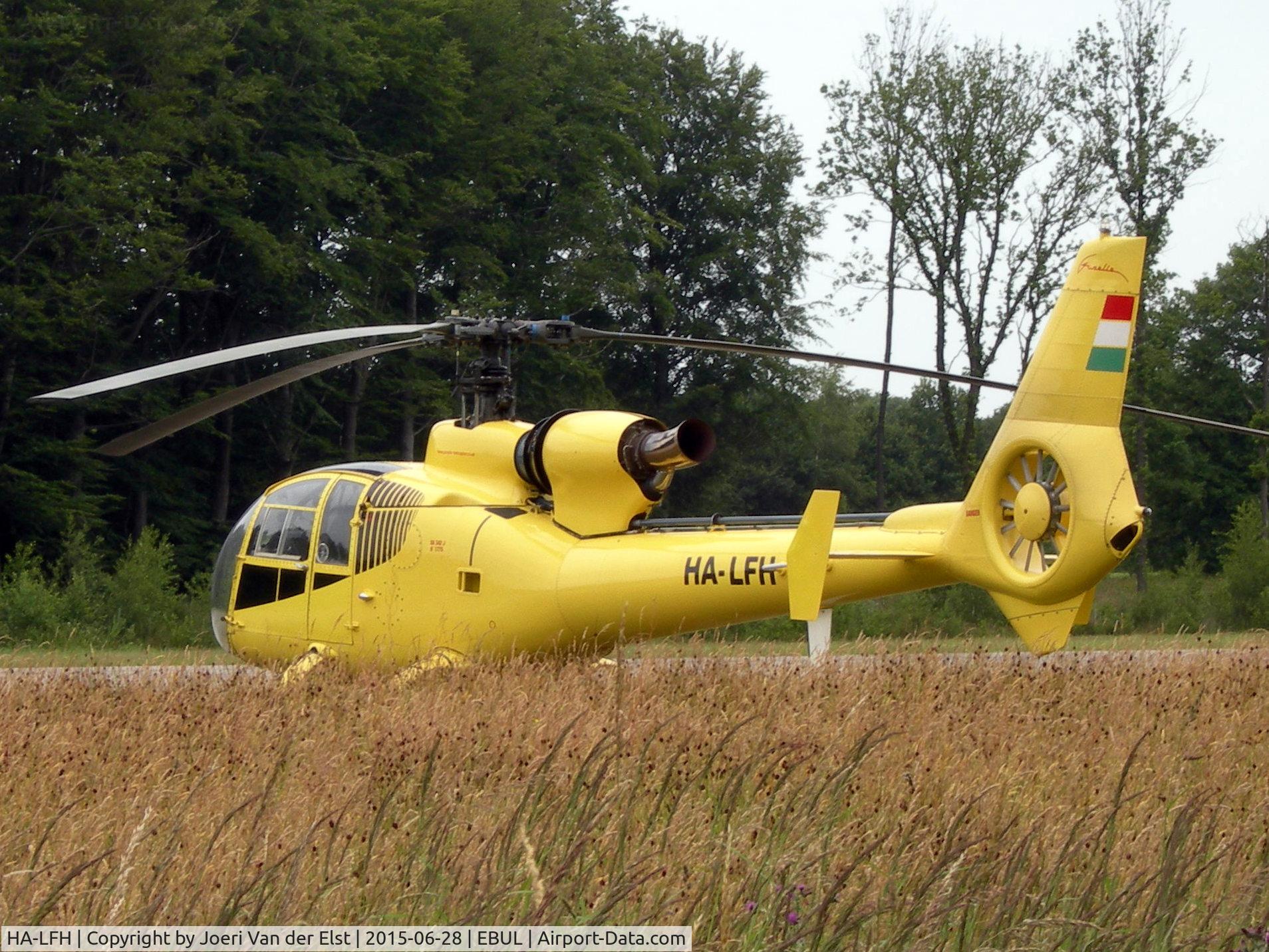 HA-LFH, 1979 Aerospatiale SA-342J Gazelle C/N 1775, Ursel Avia 2015