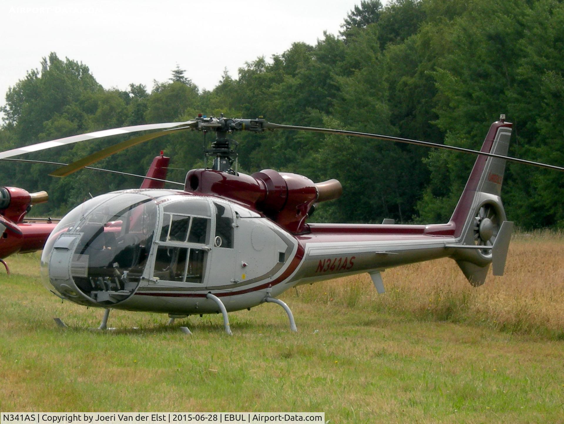 N341AS, 1972 Aérospatiale SA-341G Gazelle C/N 1042, Ursel Avia 2015