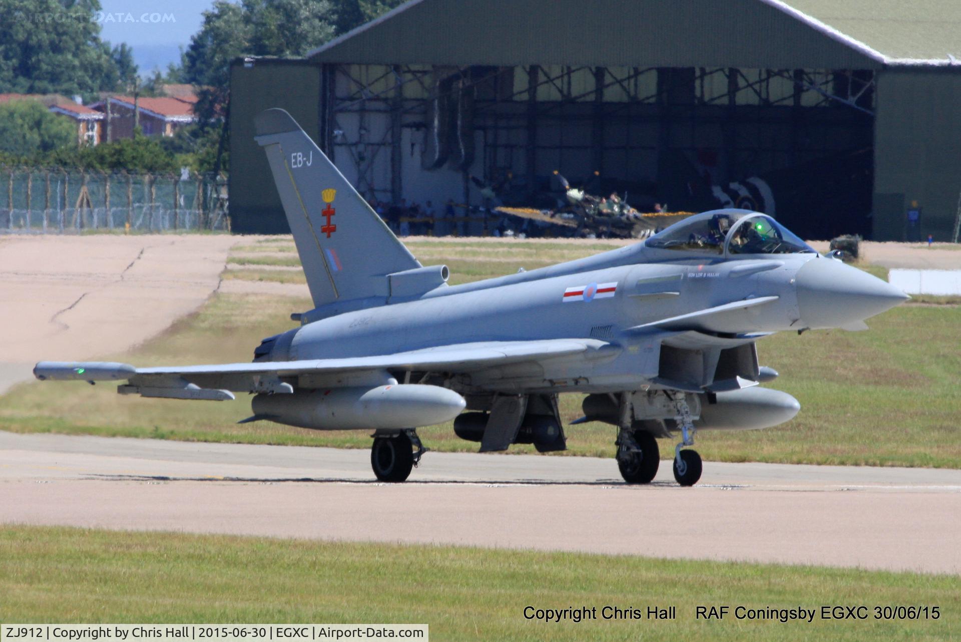 ZJ912, 2004 Eurofighter EF-2000 Typhoon FGR4 C/N 0044/BS003, RAF 41(R) Sqn