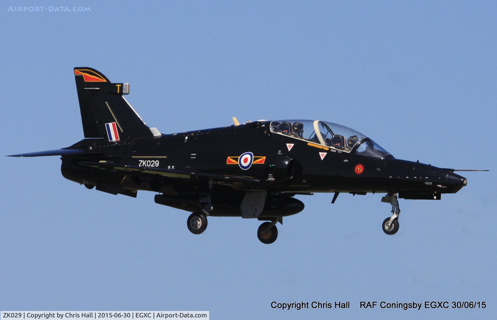 ZK029, 2009 British Aerospace Hawk T2 C/N RT020/1258, RAF IV Sqn