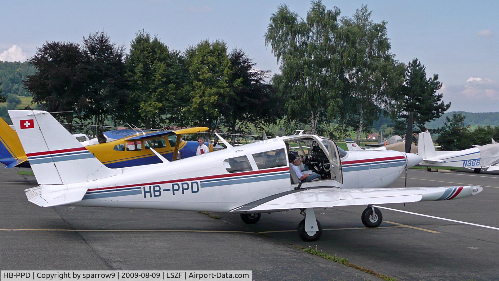 HB-PPD, 1972 Piper PA-24-260 Comanche C C/N 24-5016, preflight planning