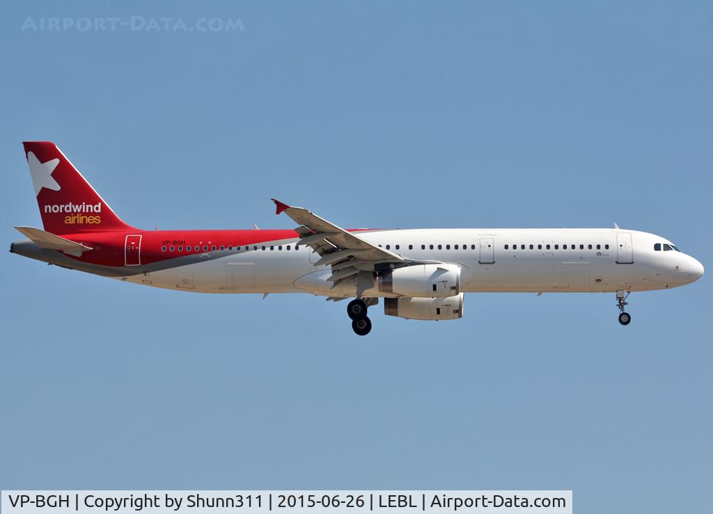 VP-BGH, 2007 Airbus A321-232 C/N 3034, Landing 25R