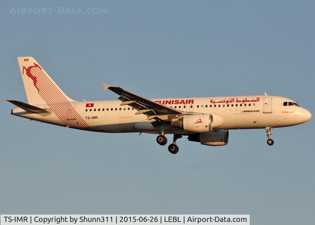 TS-IMR, 2010 Airbus A320-214 C/N 4344, Landing rwy 25R