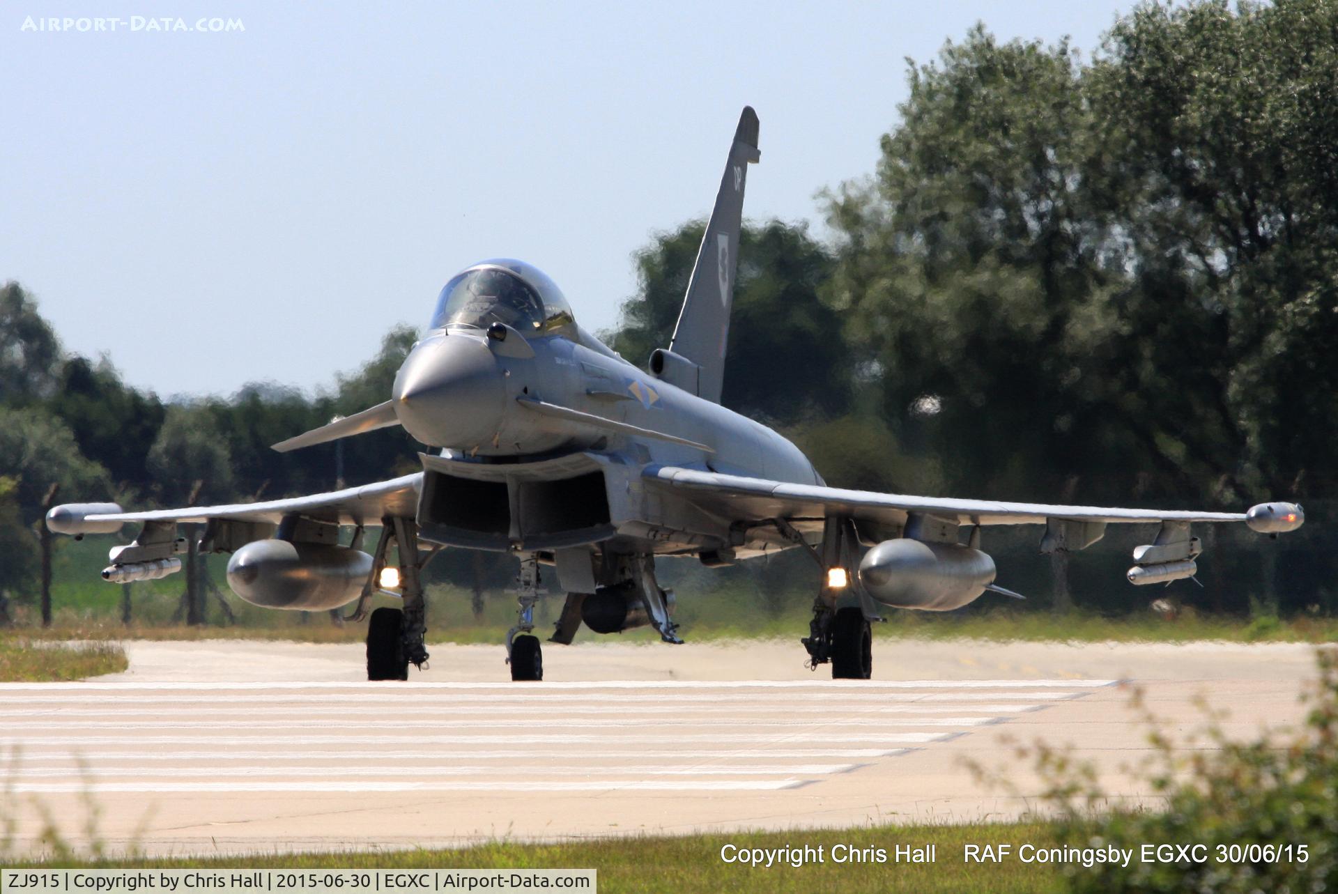 ZJ915, 2005 Eurofighter EF-2000 Typhoon FGR4 C/N 0053/BS006, RAF 11 Sqn