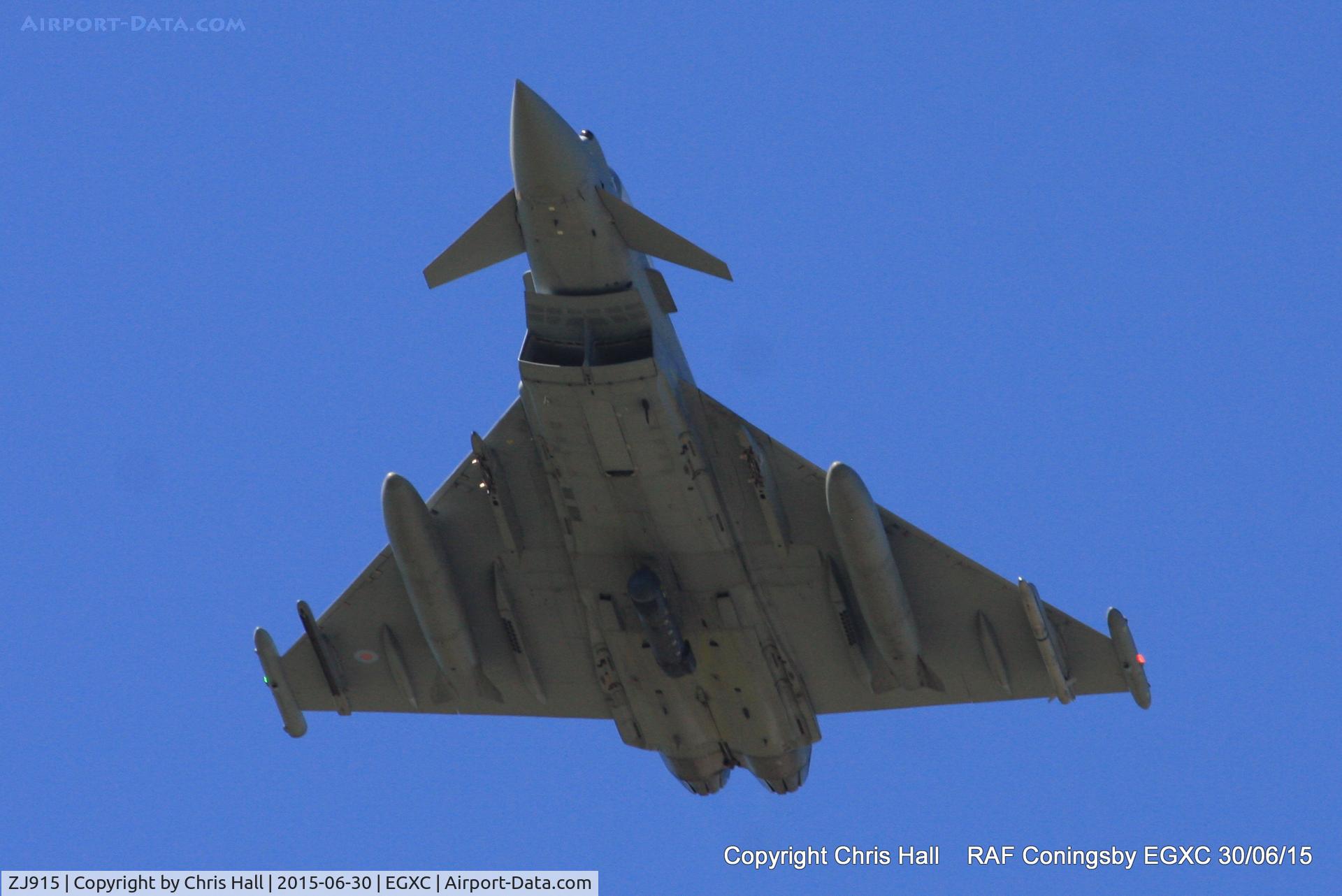 ZJ915, 2005 Eurofighter EF-2000 Typhoon FGR4 C/N 0053/BS006, RAF 11 Sqn
