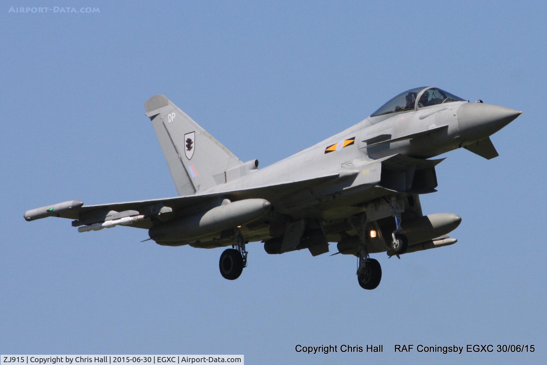 ZJ915, 2005 Eurofighter EF-2000 Typhoon FGR4 C/N 0053/BS006, RAF 11 Sqn