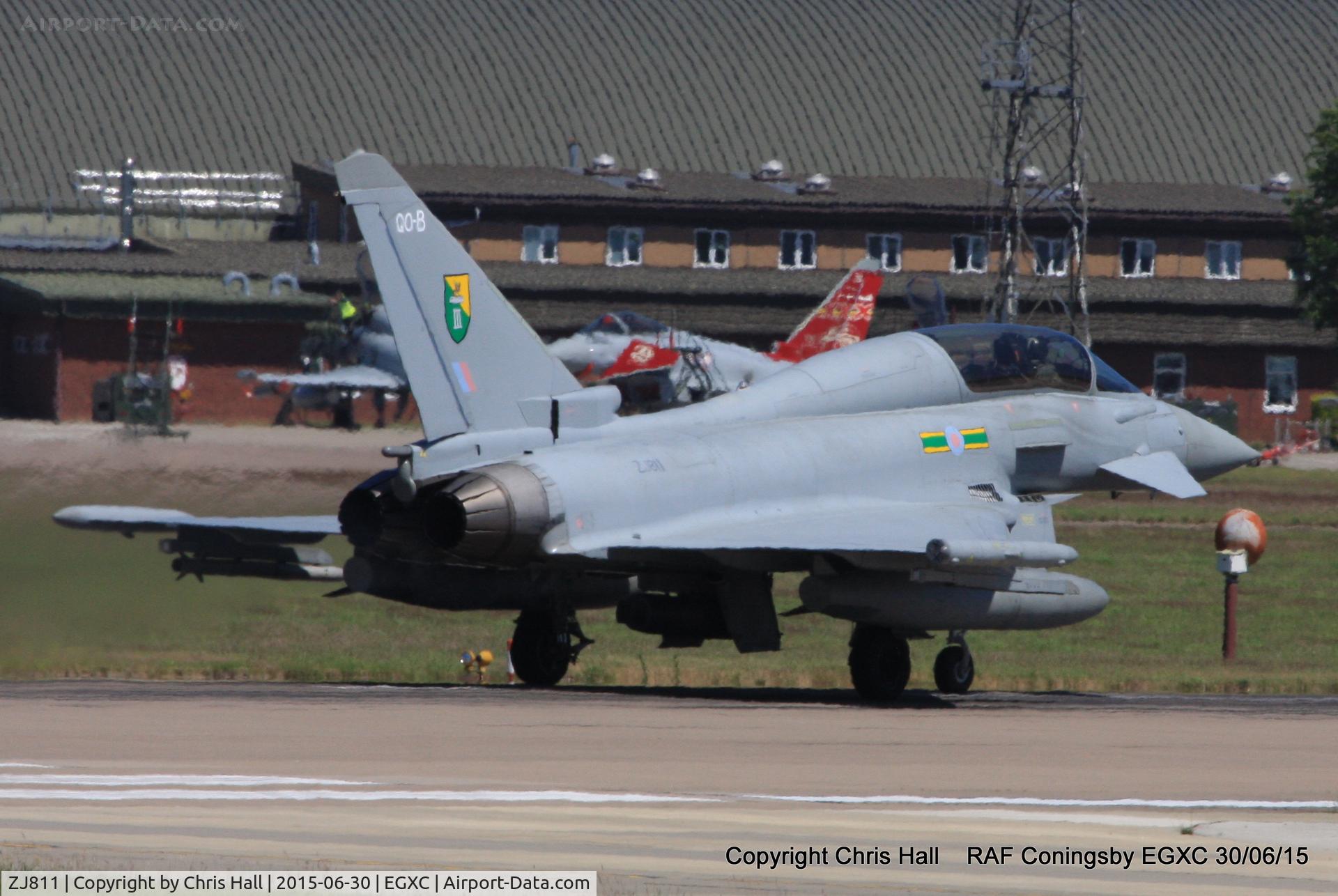 ZJ811, 2005 Eurofighter EF-2000 Typhoon T3 C/N 0049/BT012, RAF 3 Sqn