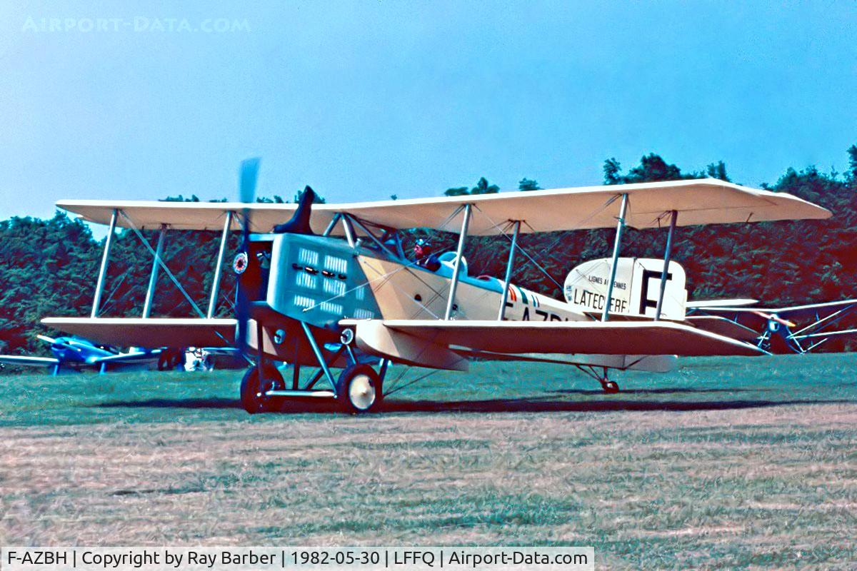 F-AZBH, Breguet 14P Latécoère replica C/N 01, Breguet Br.XIV P (replica) [01] La Ferte Alais~F 30/05/1982. From a slide