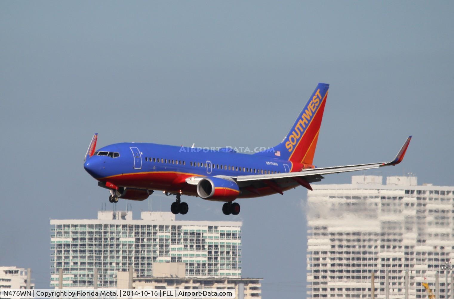 N476WN, 2004 Boeing 737-7H4 C/N 32475, Southwest