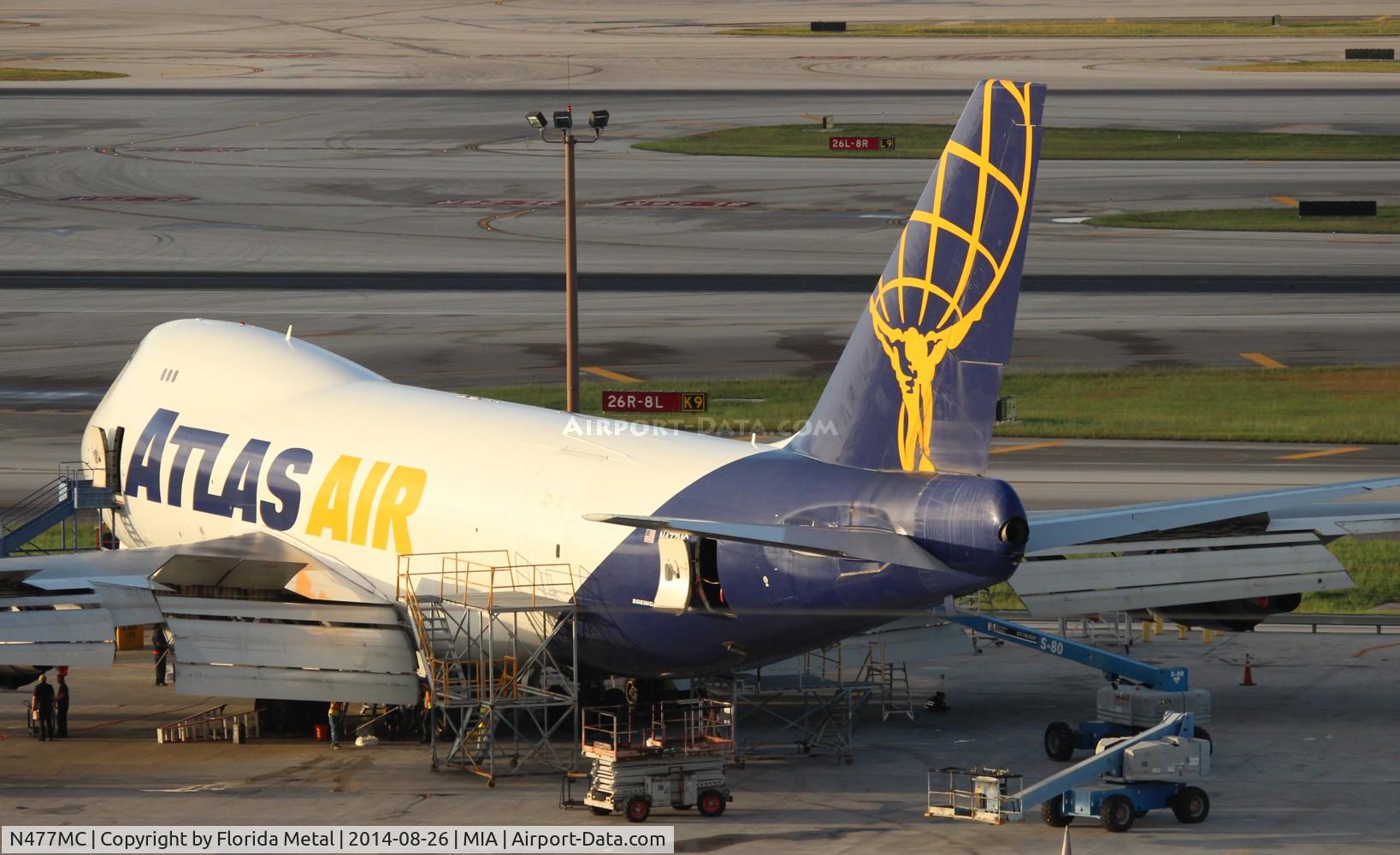 N477MC, 1998 Boeing 747-47UF C/N 29255, Atlas Air 747-400
