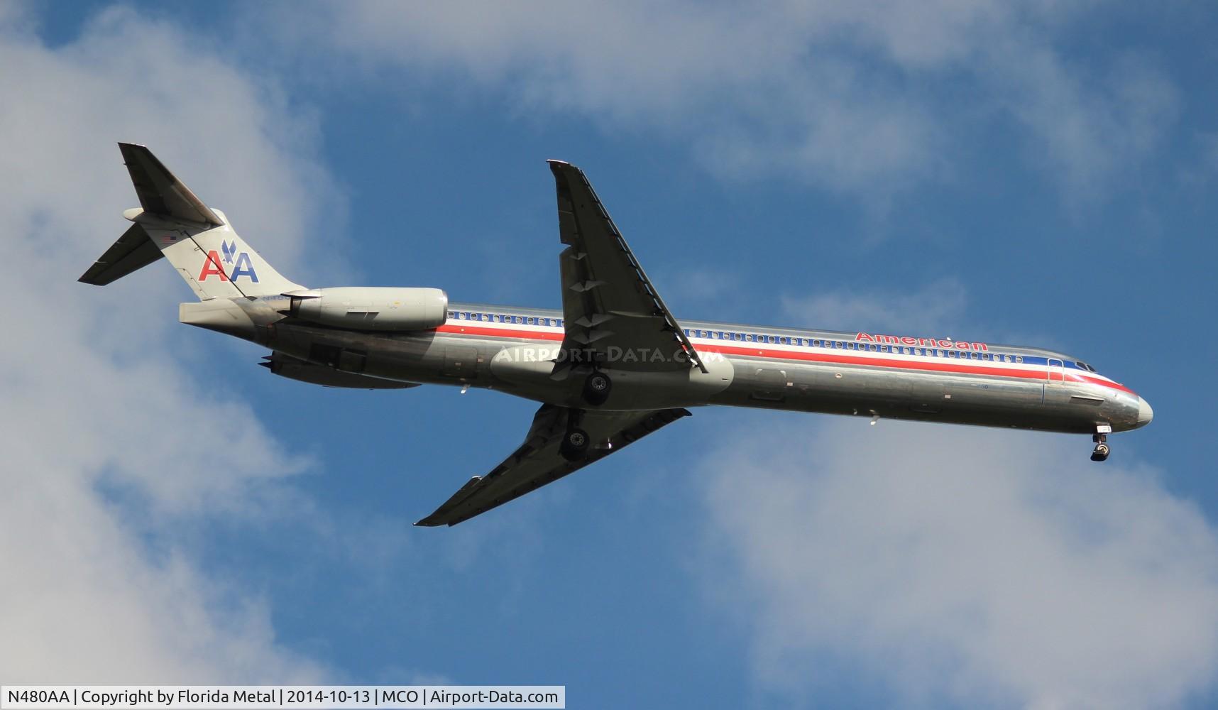 N480AA, 1988 McDonnell Douglas MD-82 (DC-9-82) C/N 49655, American