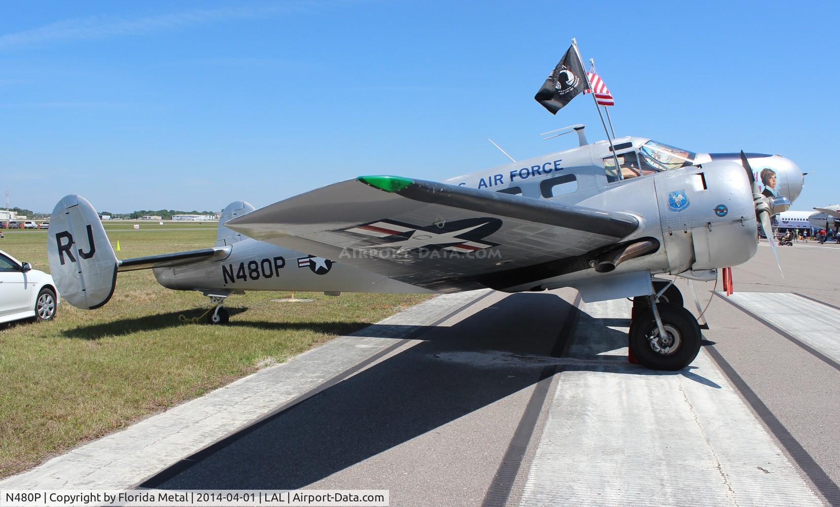 N480P, 1952 Beech C-45H Expeditor C/N AF-815 (52-10885), C-45H
