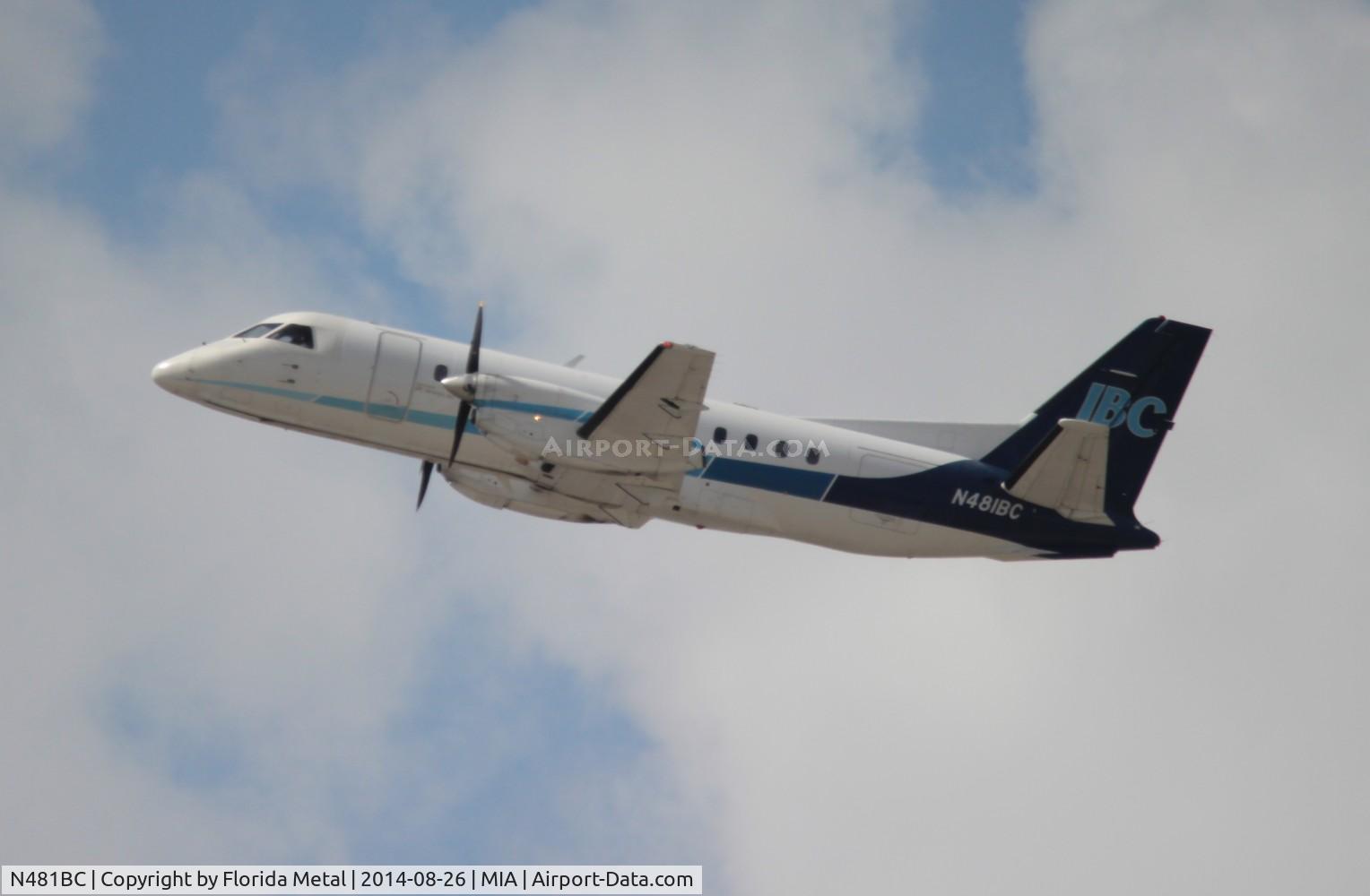 N481BC, 1991 Saab 340B C/N 340B-274, IBC Saab 340