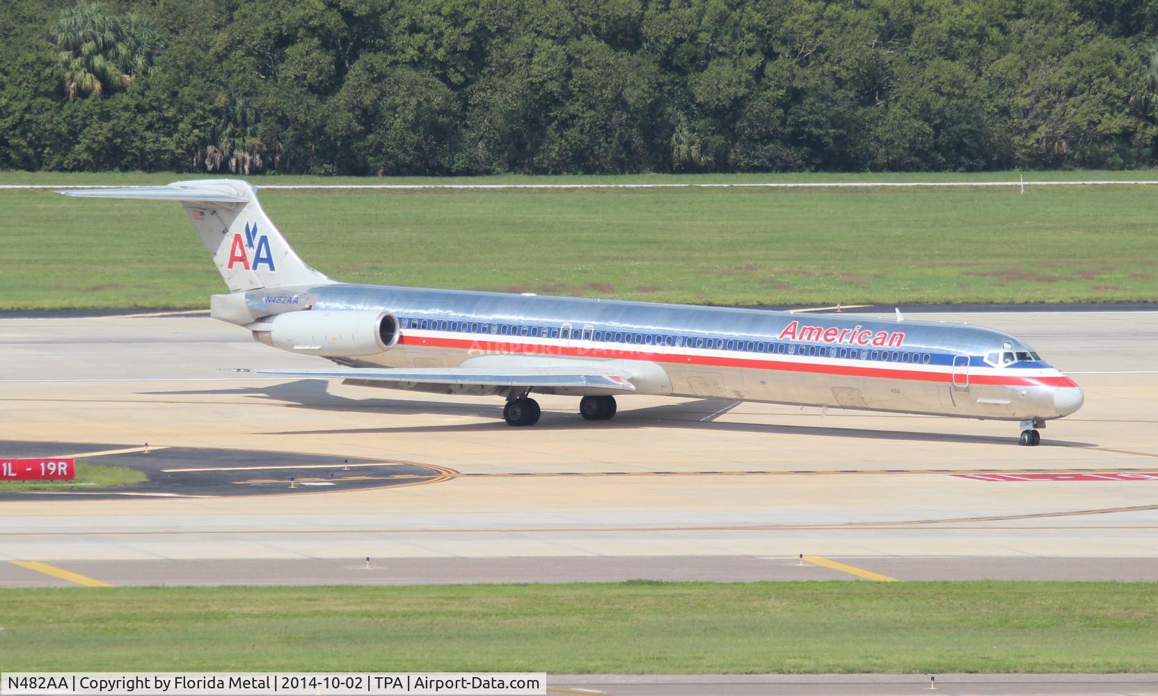 N482AA, 1988 McDonnell Douglas MD-82 (DC-9-82) C/N 49675, American