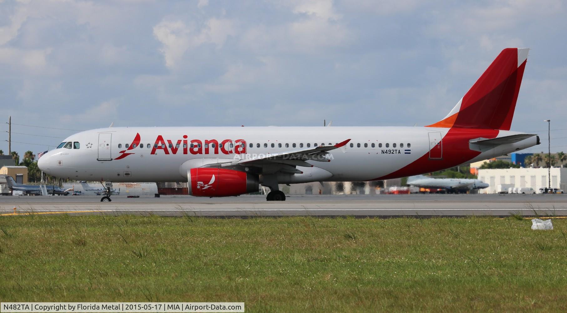 N482TA, 2001 Airbus A320-233 C/N 1482, Avianca A320