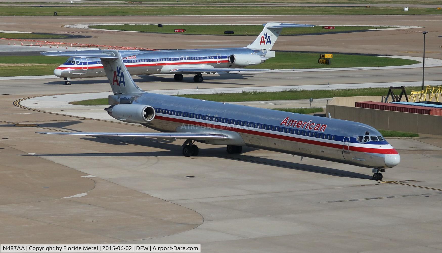 N487AA, 1988 McDonnell Douglas MD-82 (DC-9-82) C/N 49680, American