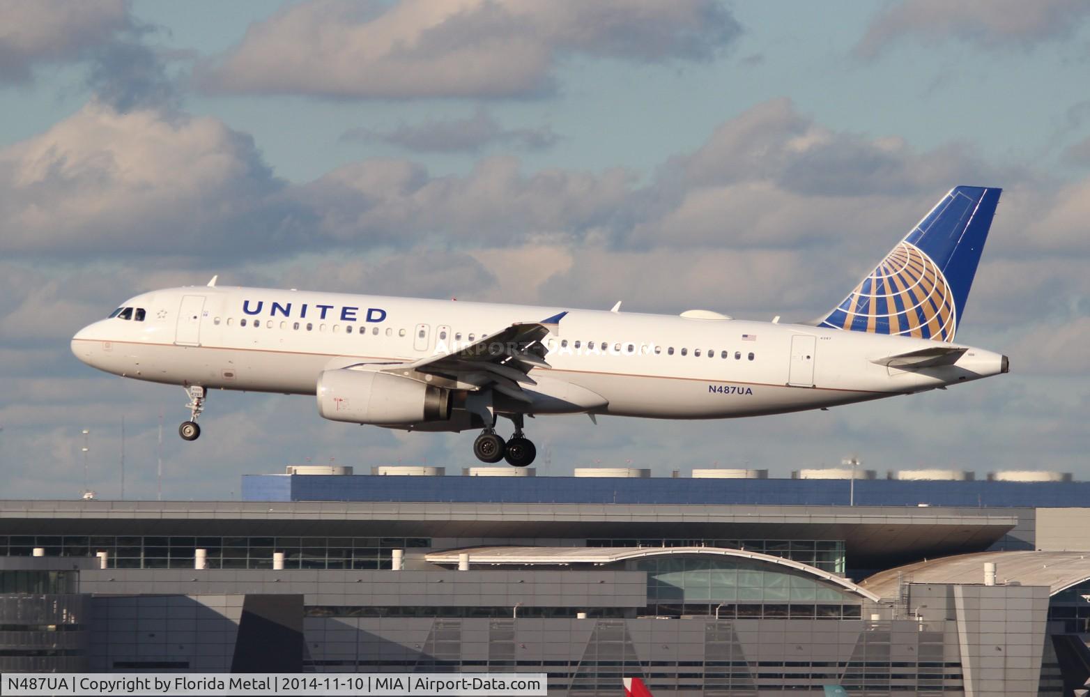 N487UA, 2002 Airbus A320-232 C/N 1669, United