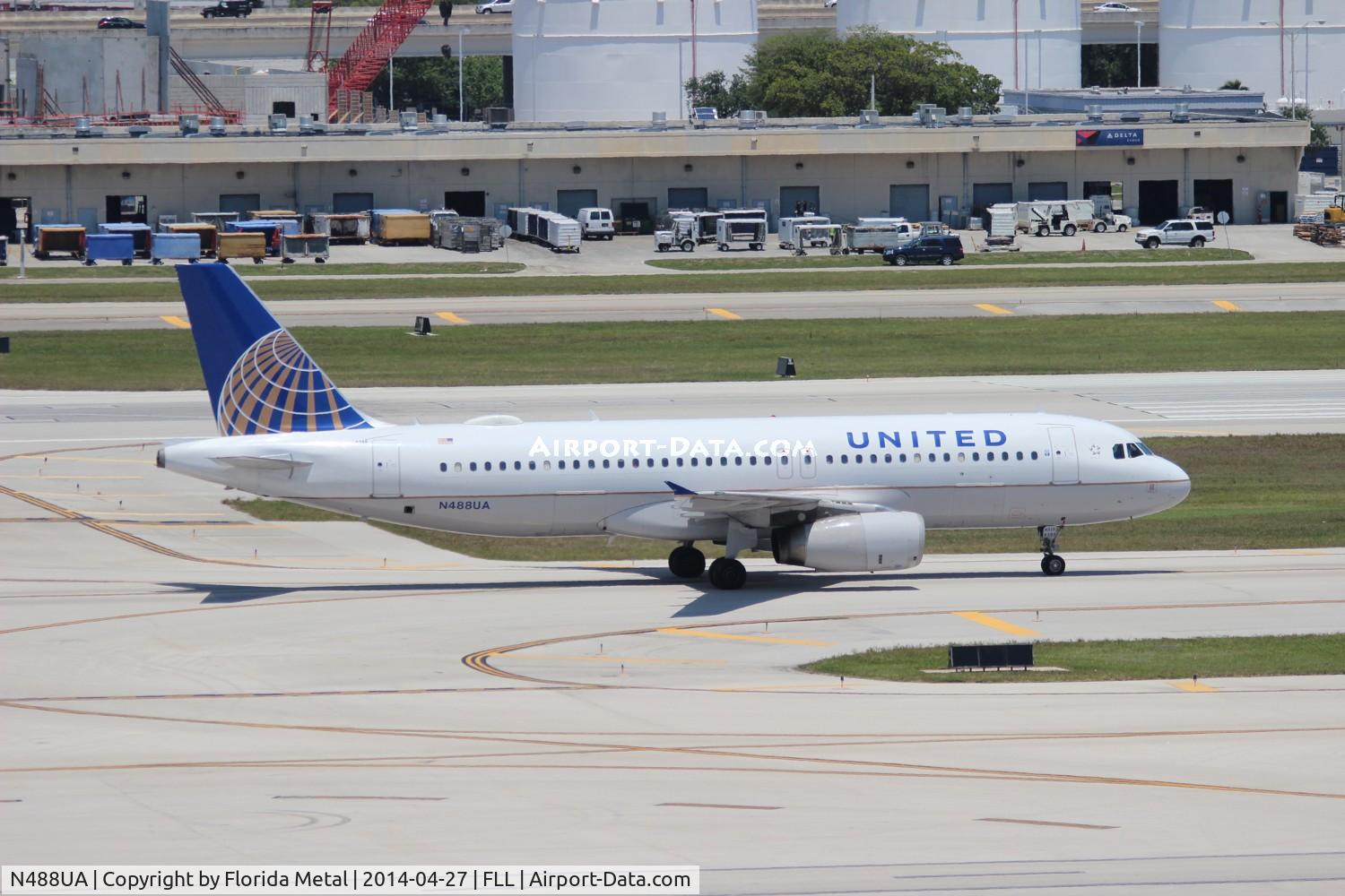 N488UA, 2001 Airbus A320-232 C/N 1680, United