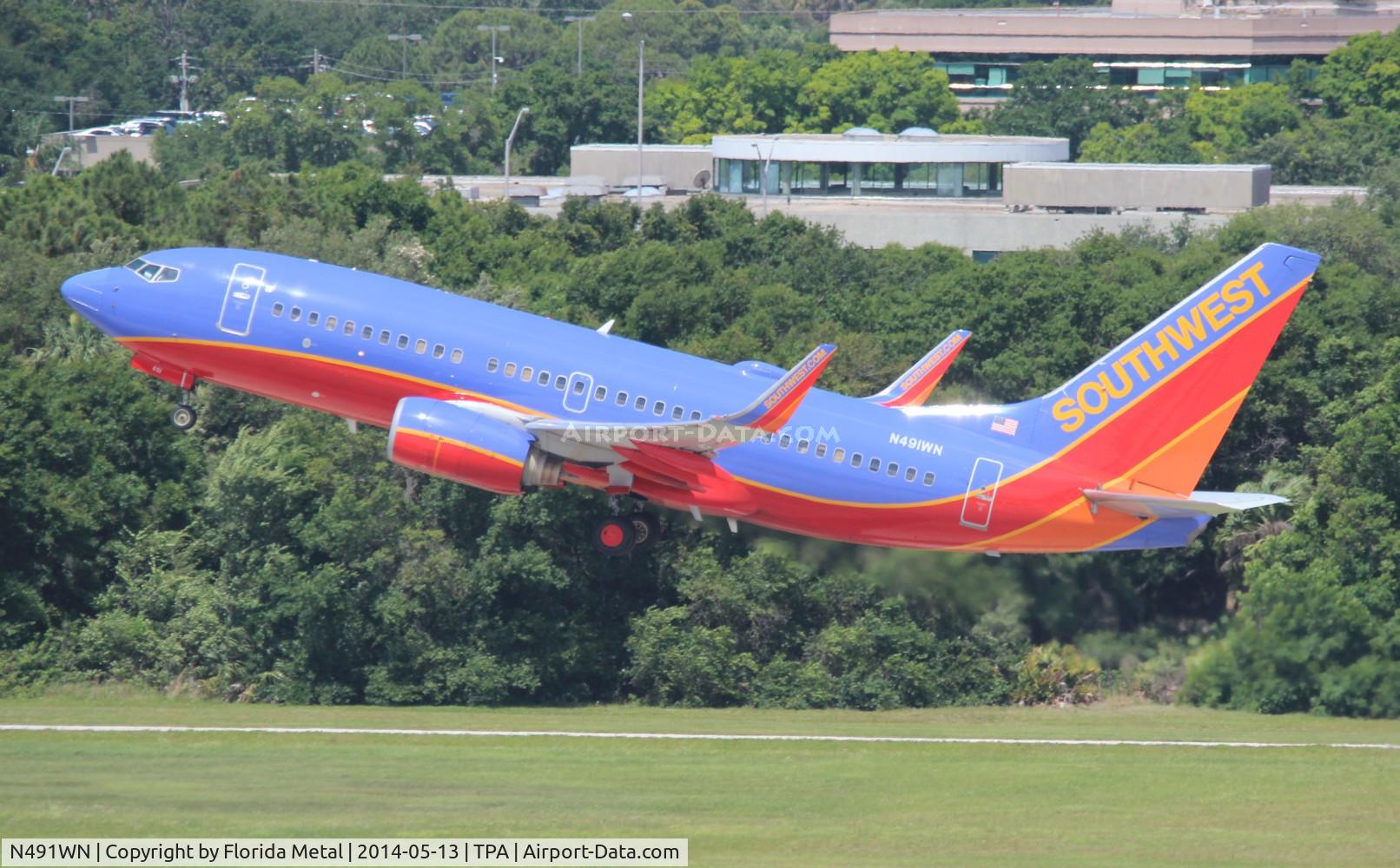 N491WN, 2004 Boeing 737-7H4 C/N 33867, Southwest