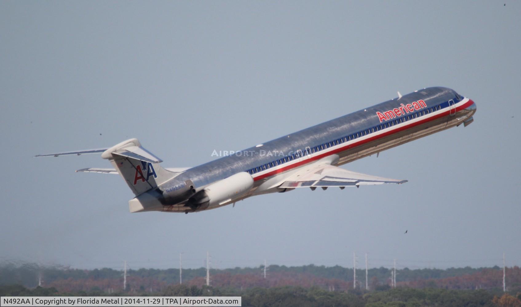 N492AA, 1989 McDonnell Douglas MD-82 (DC-9-82) C/N 49730, American