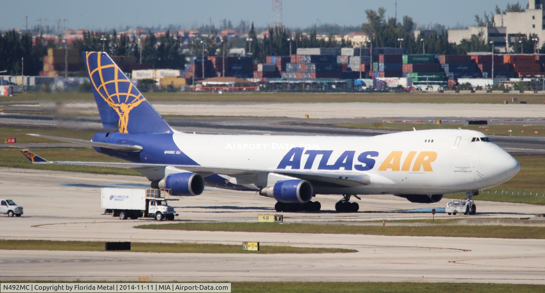 N492MC, 1998 Boeing 747-47UF C/N 29253, Atlas Air
