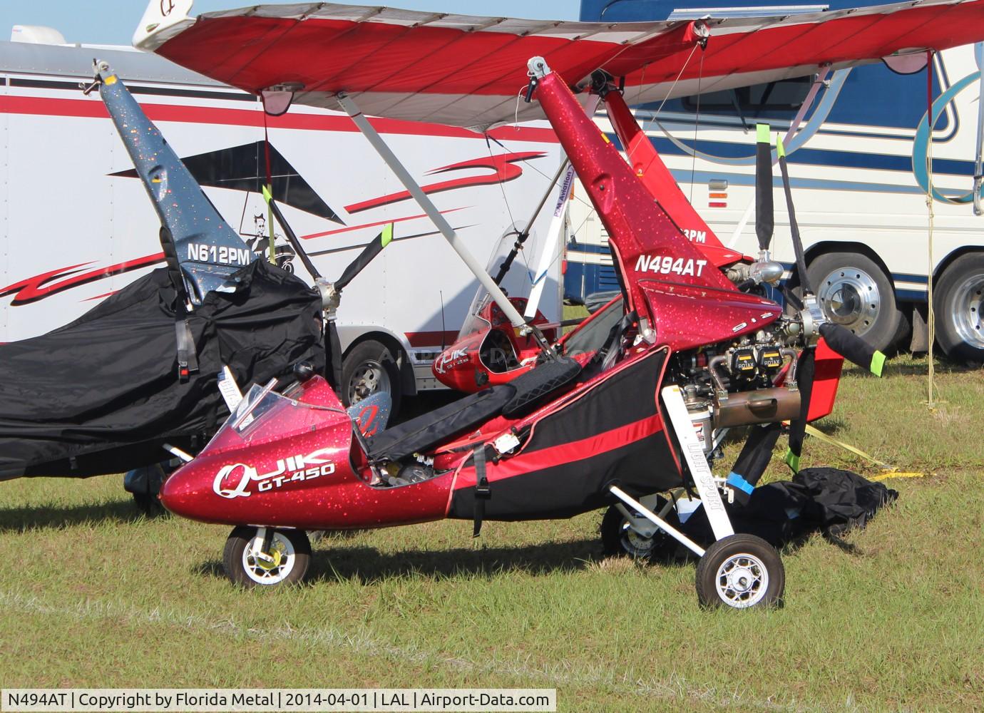 N494AT, 2011 P&M Aviation QUIK GT450 C/N 8593, Quik GT450