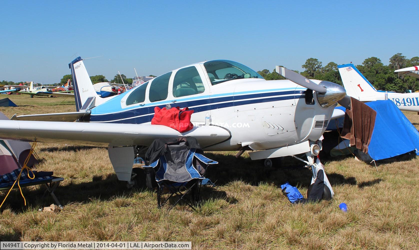 N494T, 1961 Beech 35-A33 Debonair C/N CD-307, Beech 33