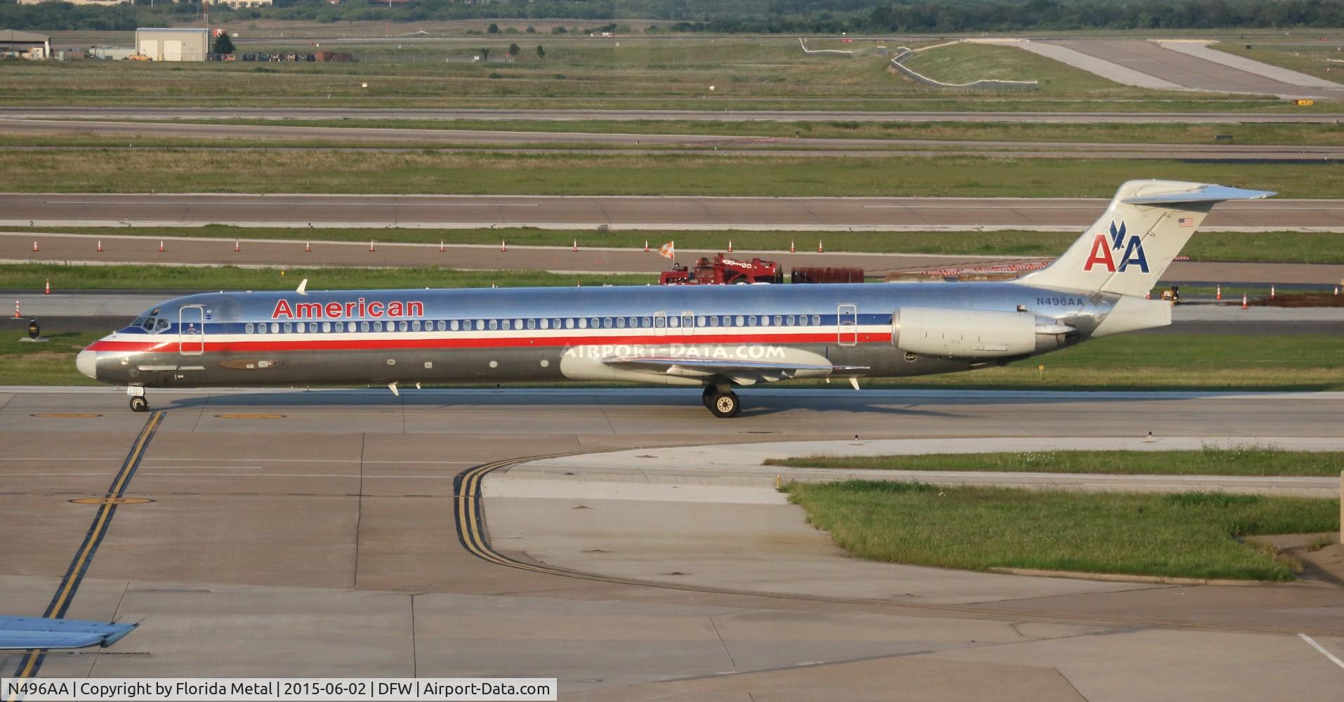 N496AA, 1989 McDonnell Douglas MD-82 (DC-9-82) C/N 49734, American