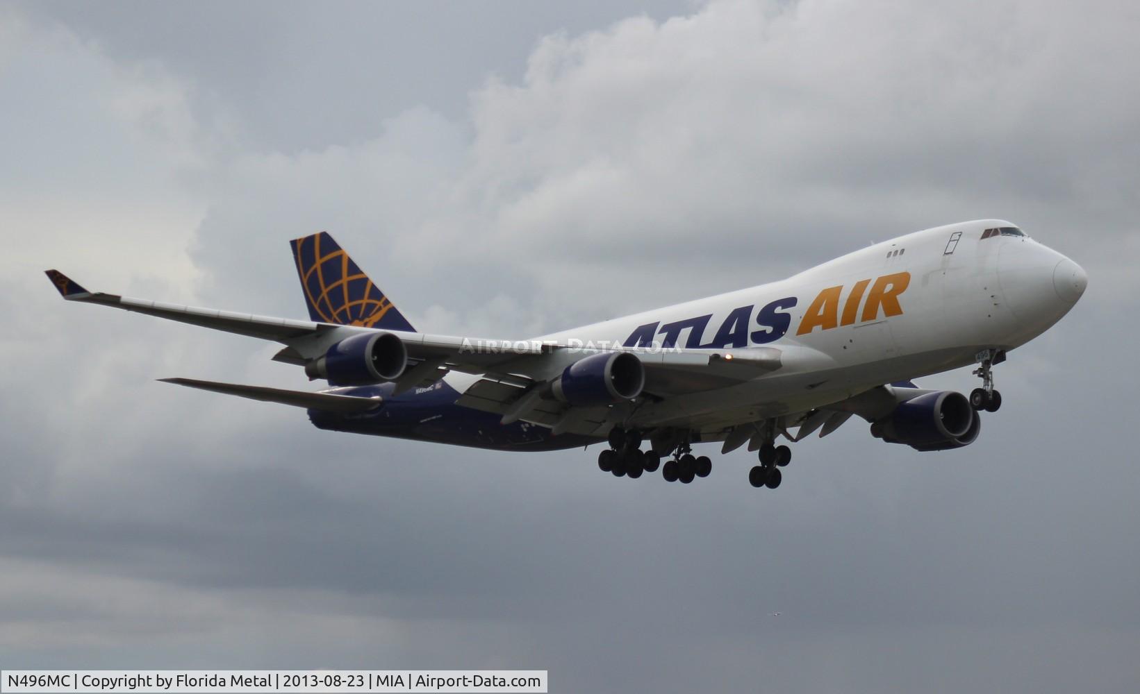 N496MC, 1999 Boeing 747-47UF C/N 29257, Atlas