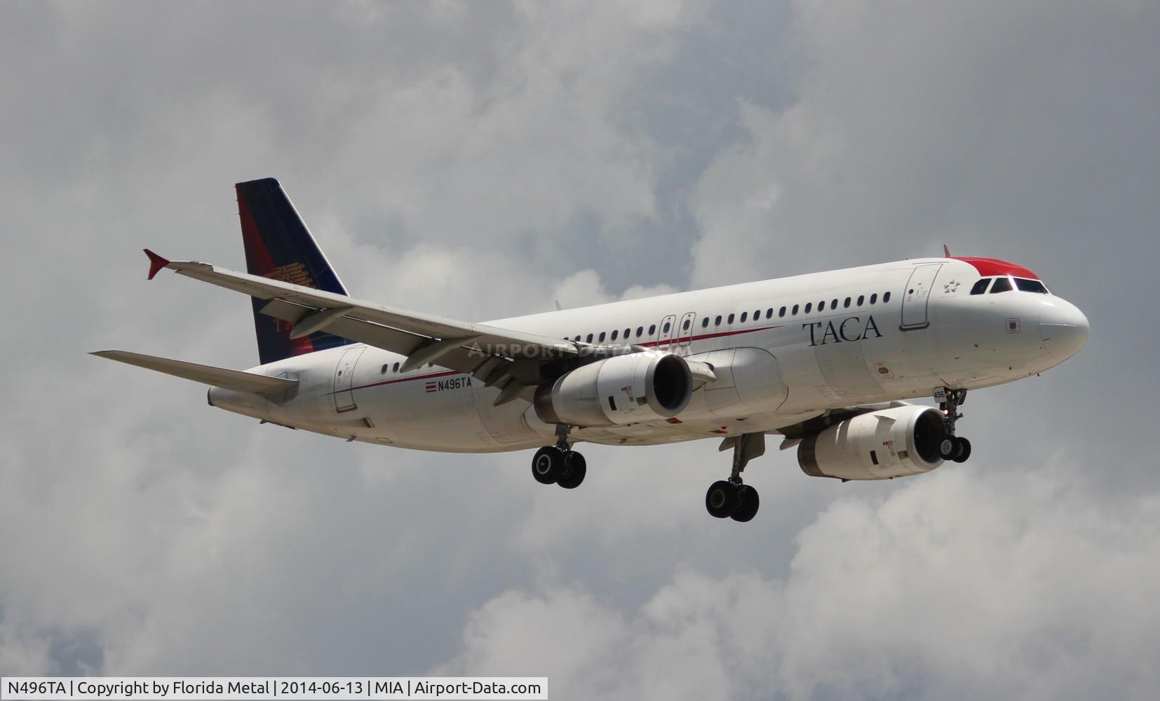 N496TA, 2007 Airbus A320-233 C/N 3113, Taca A320