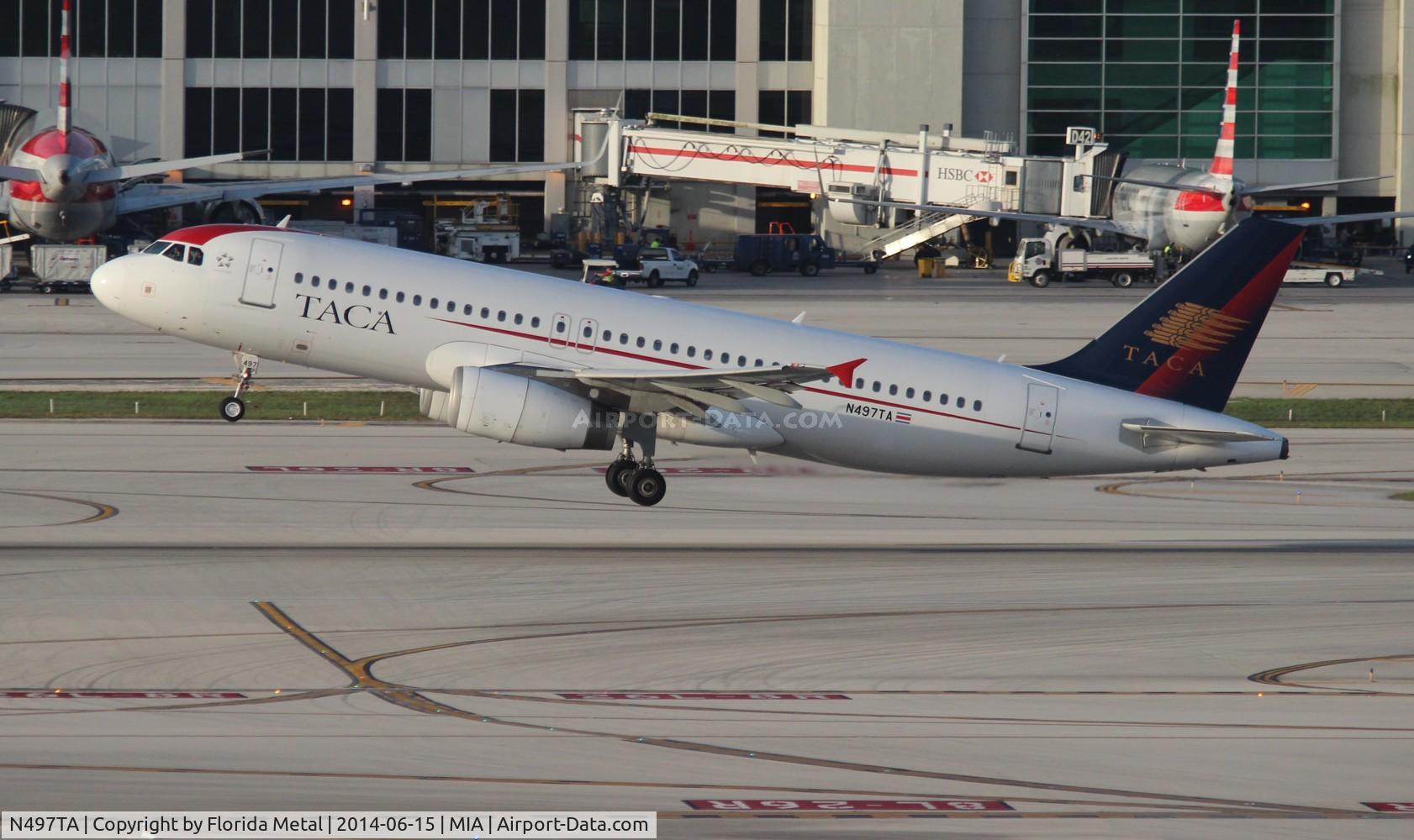 N497TA, 2008 Airbus A320-233 C/N 3378, Taca A320