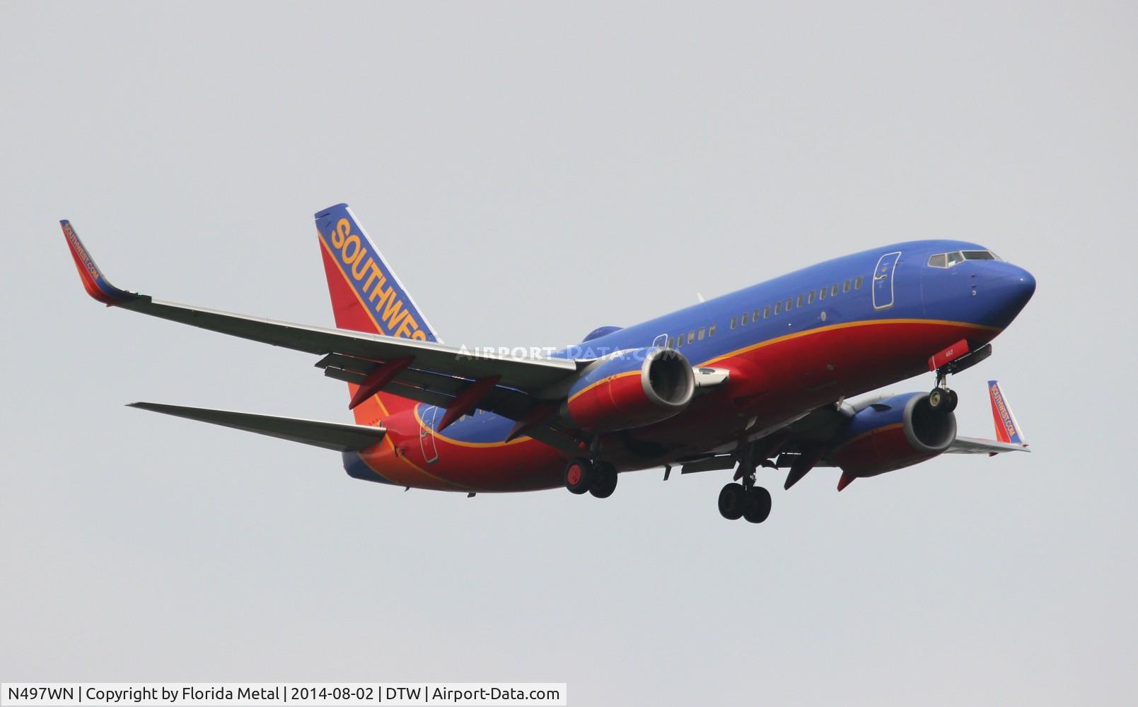 N497WN, 2004 Boeing 737-7H4 C/N 32479, Southwest