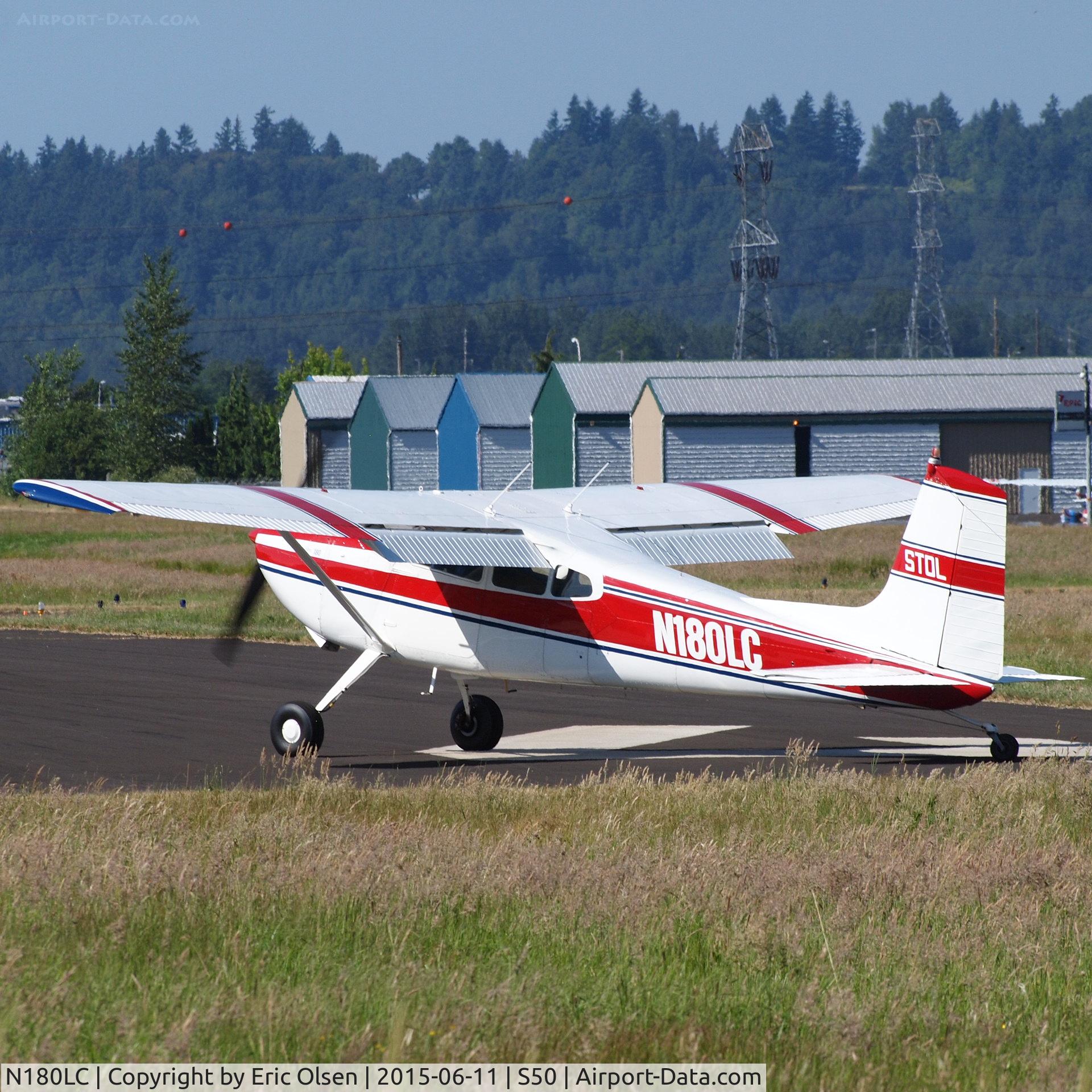 N180LC, 1964 Cessna 180H Skywagon C/N 18051483, N180LC at the Auburn Airport