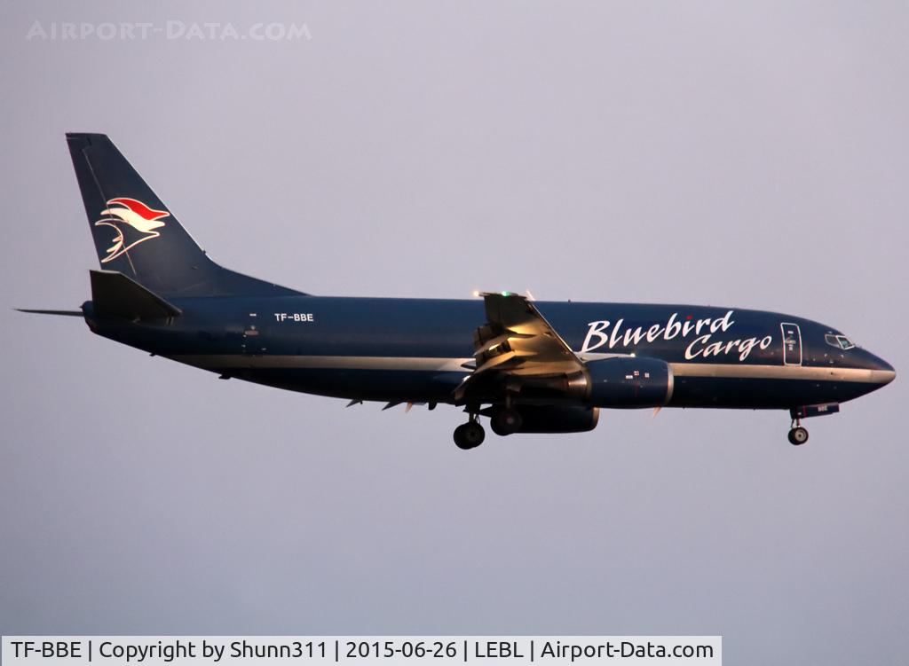 TF-BBE, 1991 Boeing 737-36EF C/N 25256, Landing rwy 25R