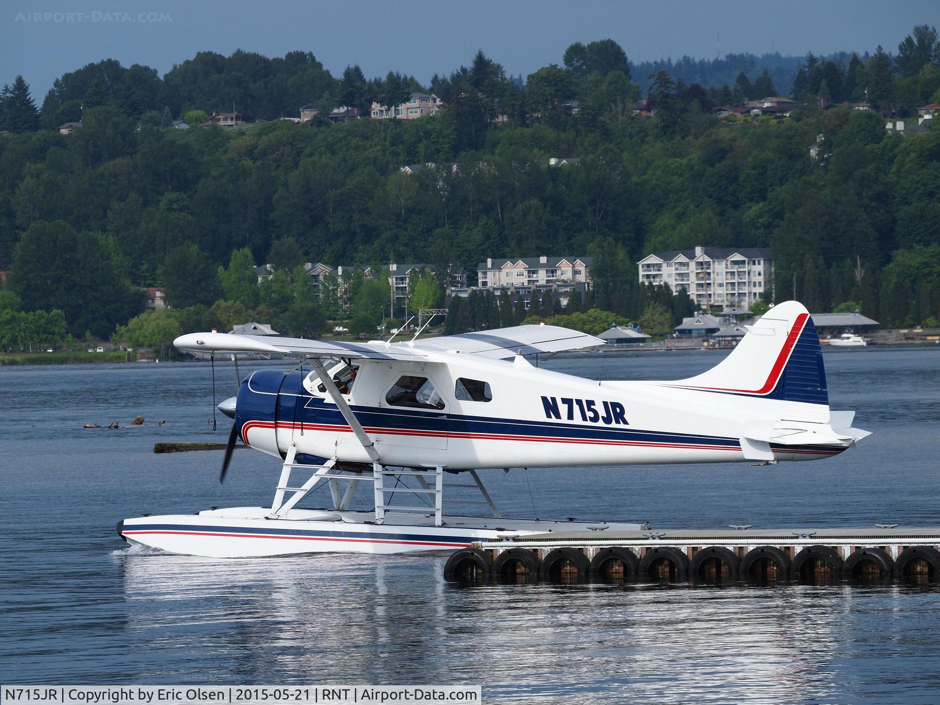 N715JR, De Havilland Canada DHC-2 Beaver Mk.1 C/N 1412, N715JR leaving RNT.
